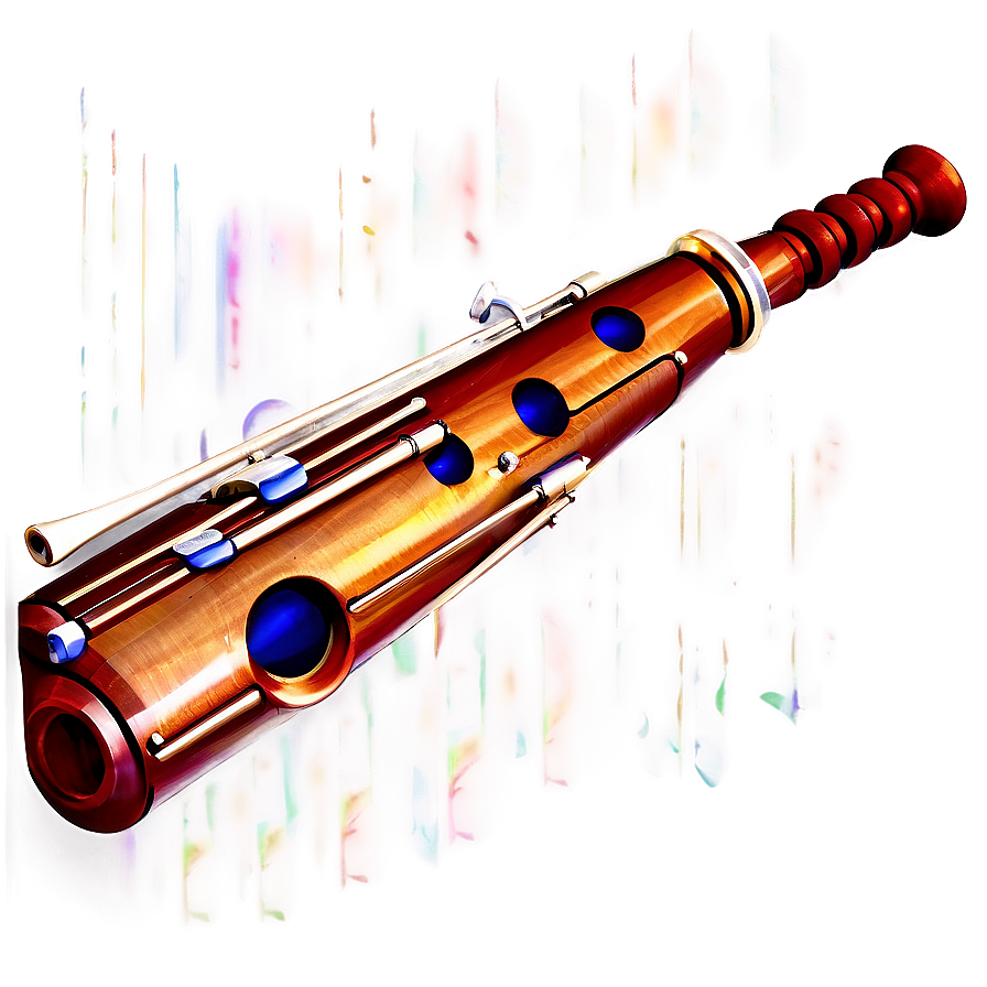Bassoon On Blue Png Kmg PNG