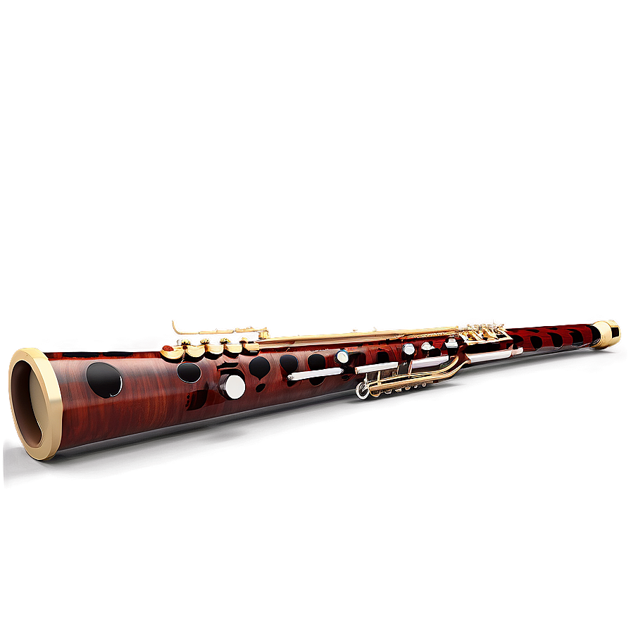 Bassoon With Musical Score Png 19 PNG