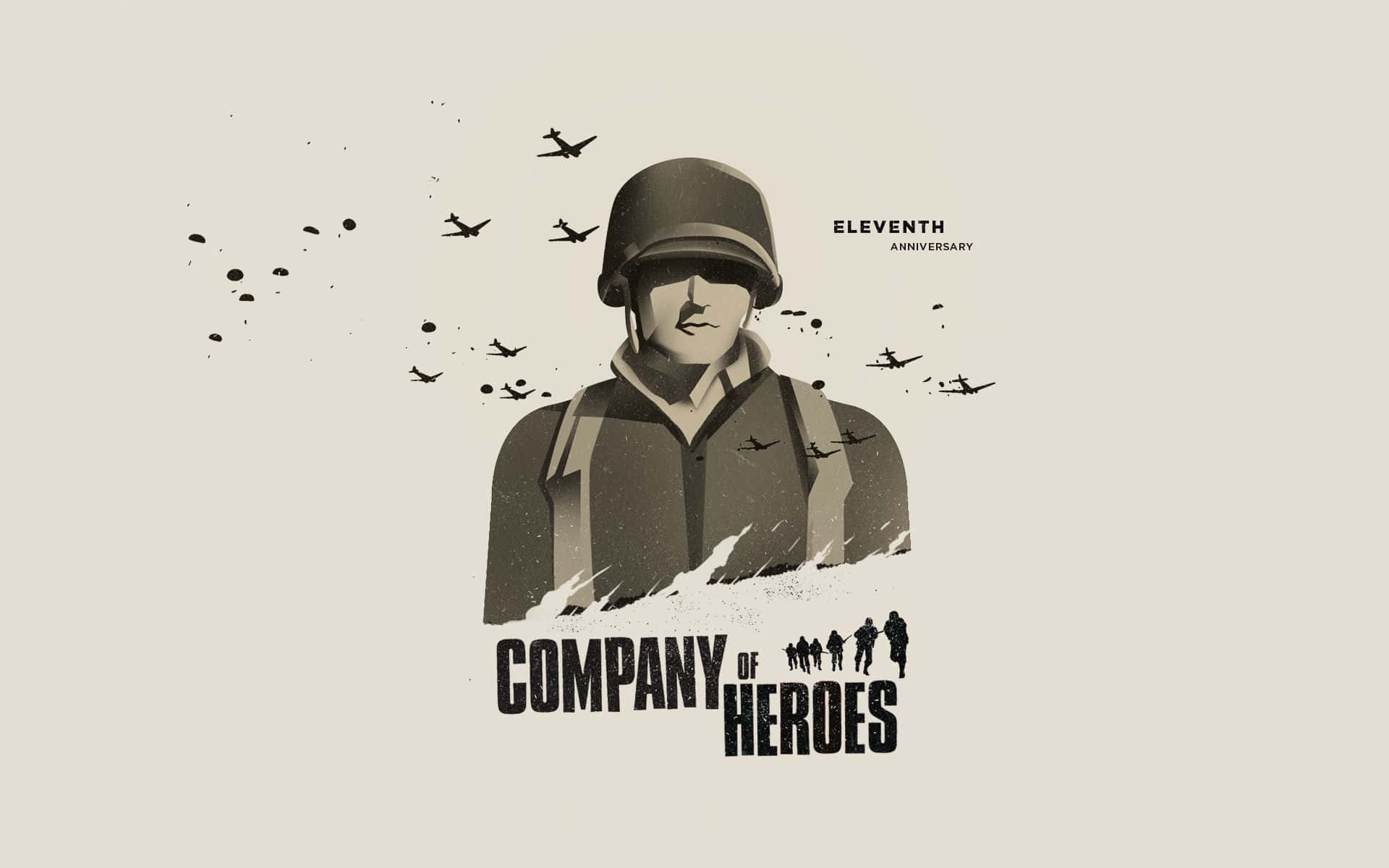 Bästabakgrunden För Company Of Heroes 2.