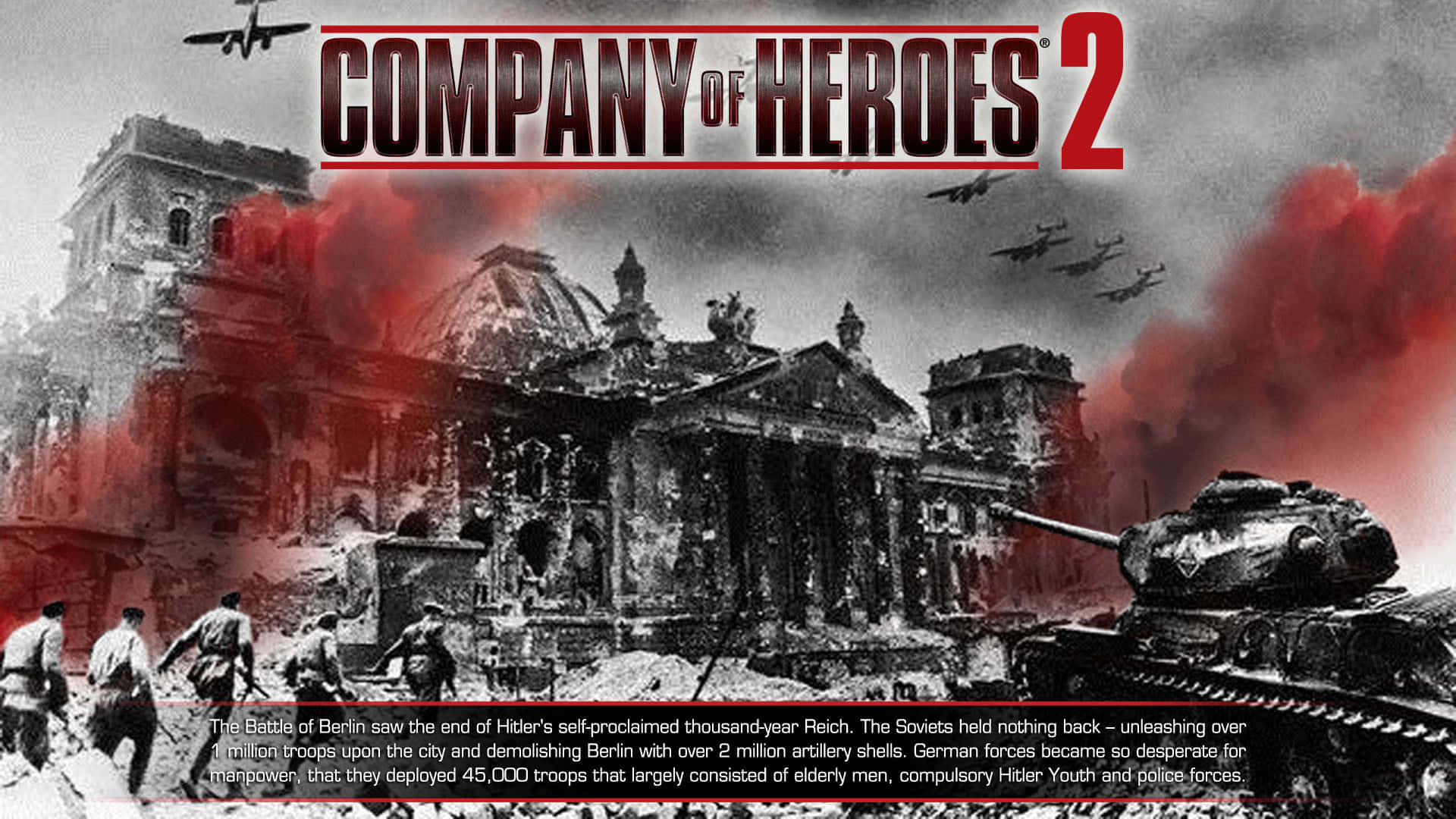 Bästacompany Of Heroes 2 Bakgrundsbild