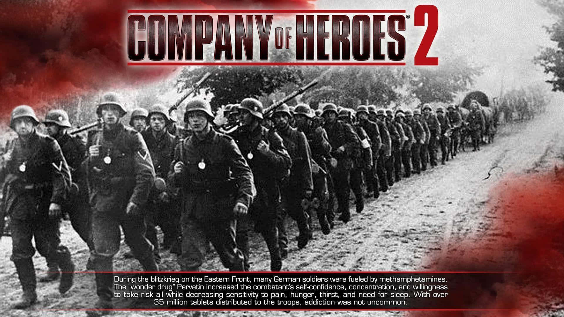 Bästacompany Of Heroes 2 Bakgrundsbild.