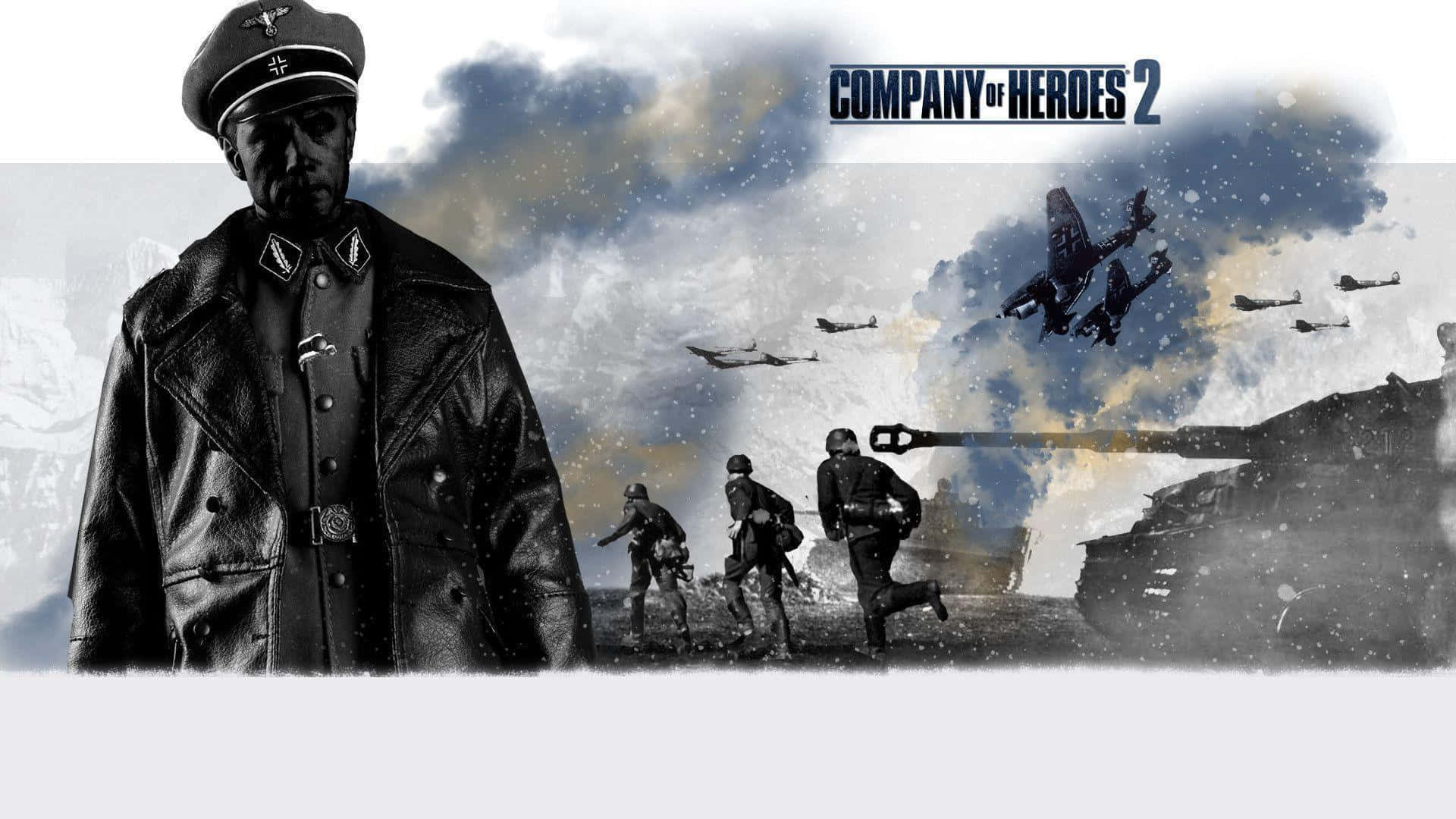 Bästacompany Of Heroes 2 Bakgrundsbild.