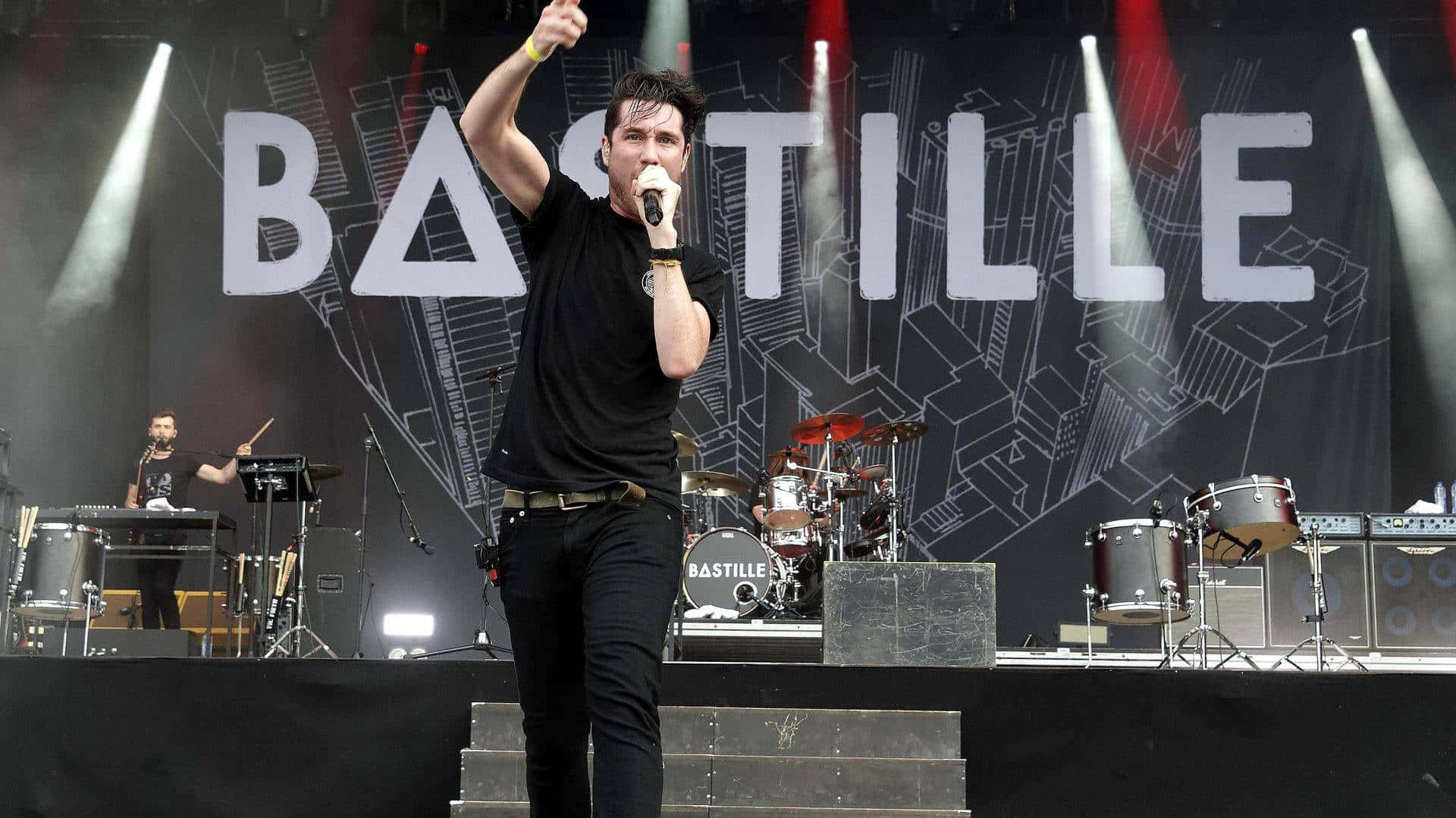 The English Band Bastille Performs a Concert