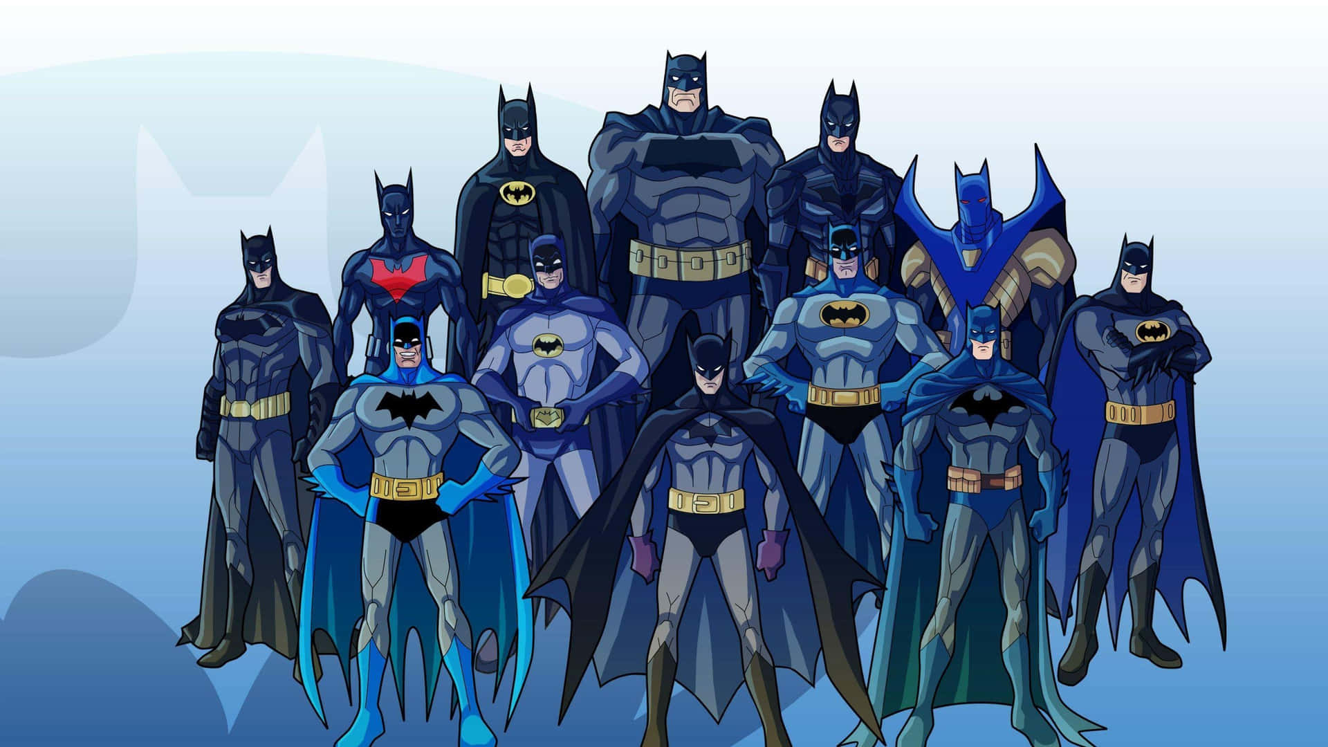 Bat-family: United and Fearless Wallpaper