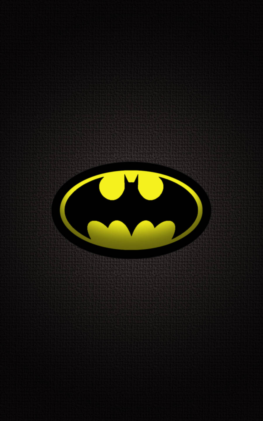 Ladda Ner Batmans Mörka Logga Som Iphone-bakgrundsbild. Wallpaper