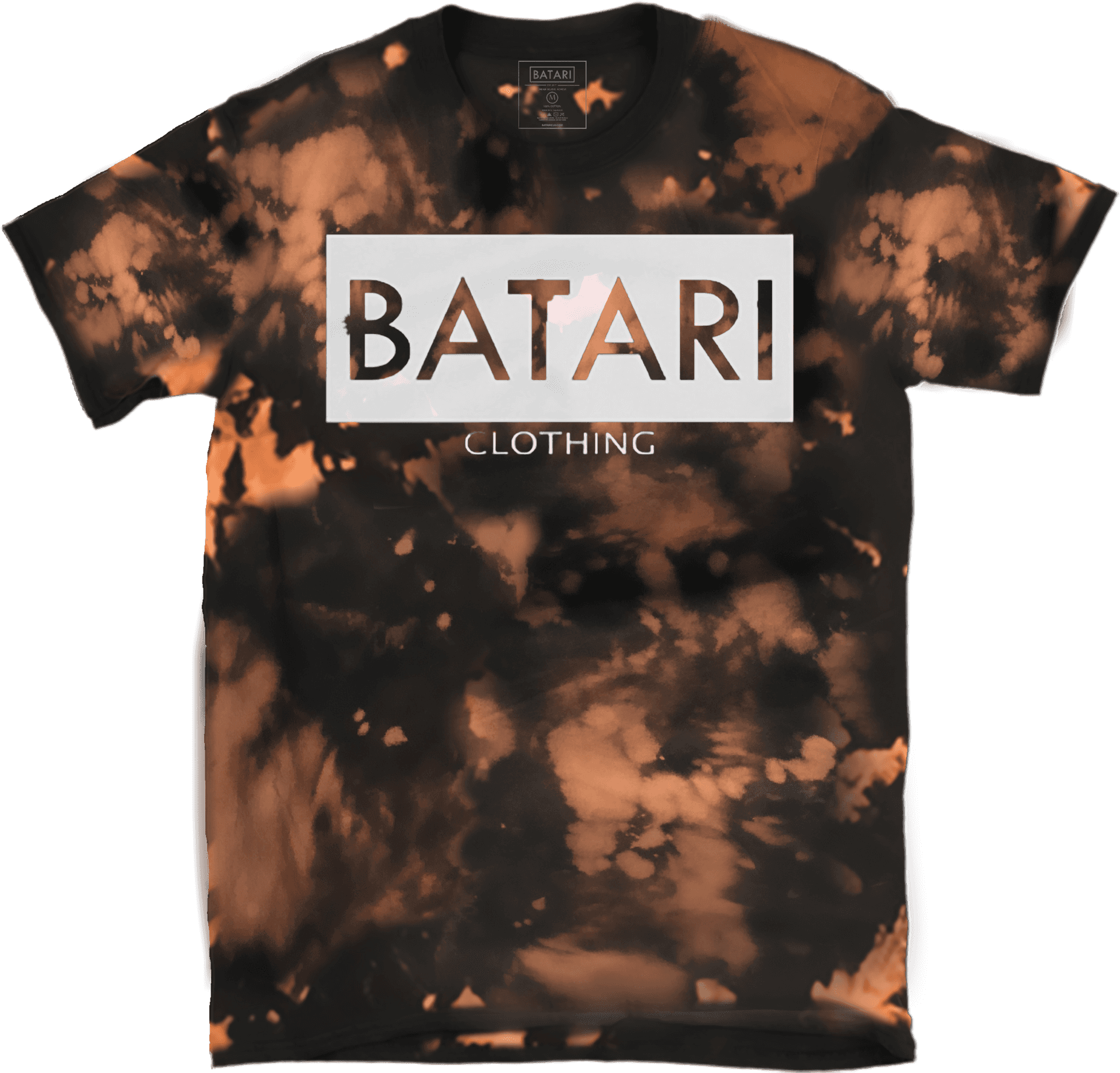 Batari Branded Tie Dye T Shirt PNG
