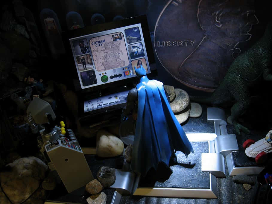 "Enter the Batcave, the hidden base of operations of the world's greatest detective, Batman"