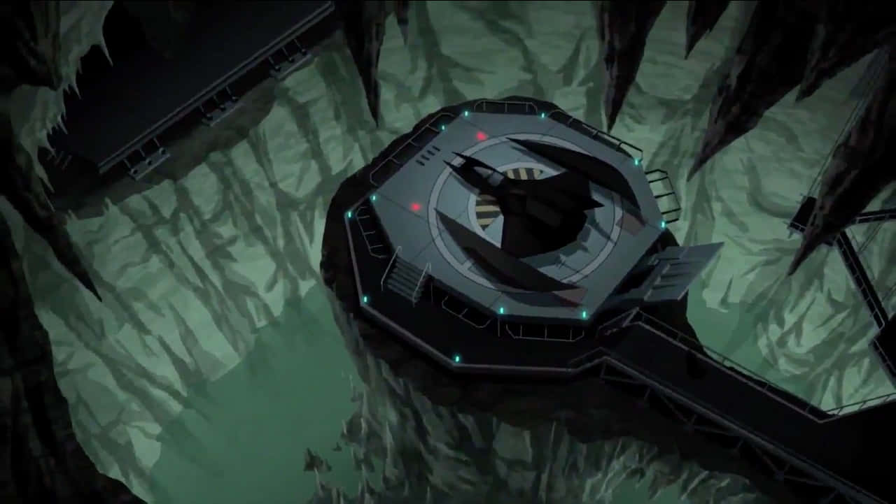 "The Dark Knight's hiding place in Gotham City - The Batcave"