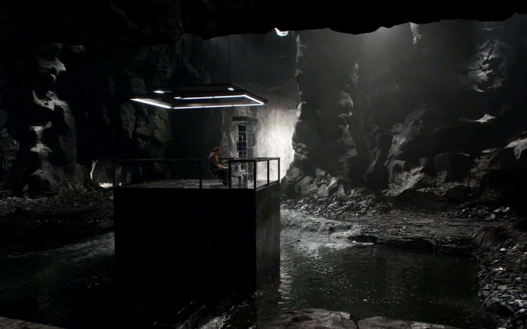 Explore the depths of the mythical Batcave Wallpaper
