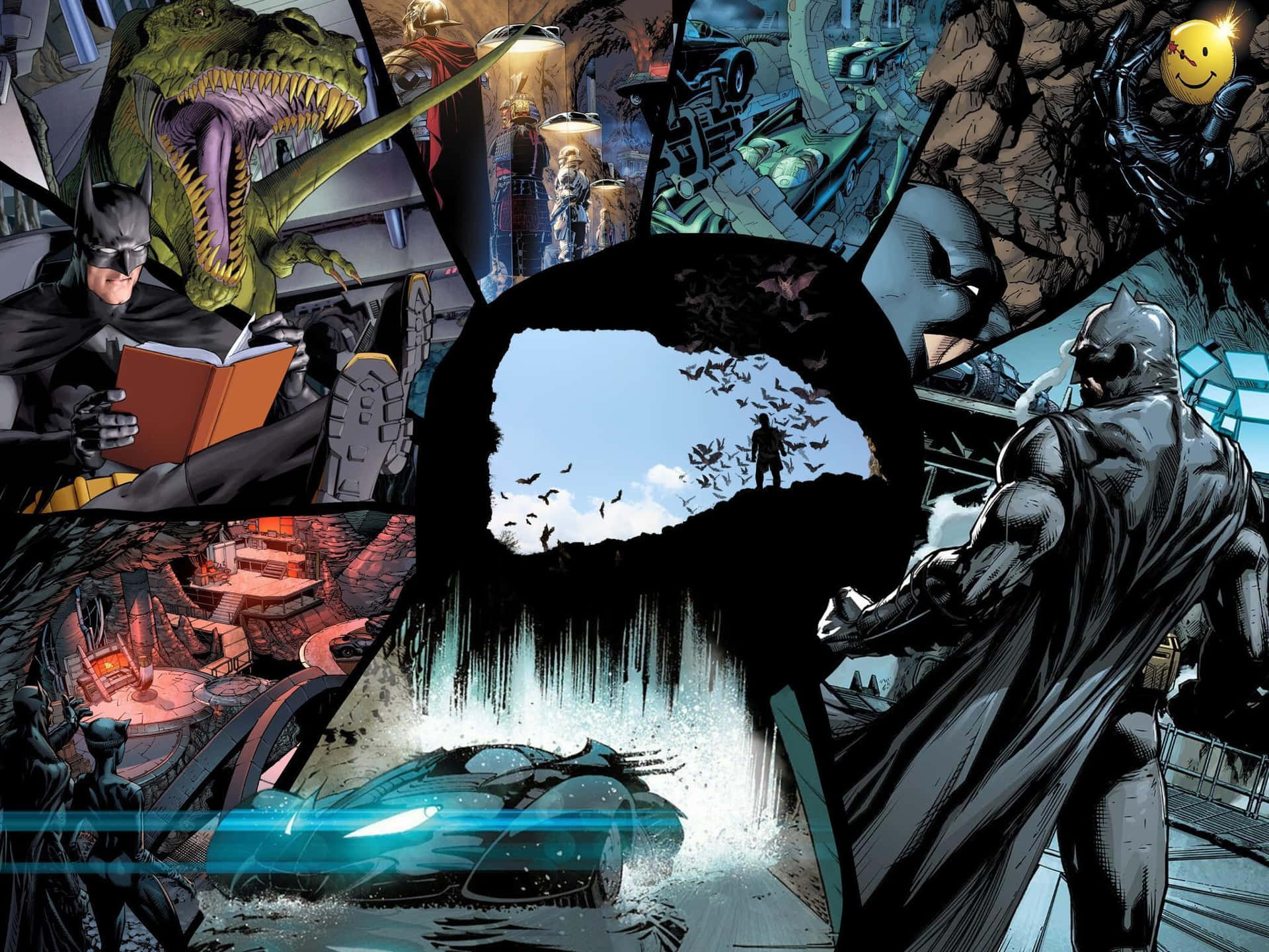 Batman's Secret Hideout Wallpaper