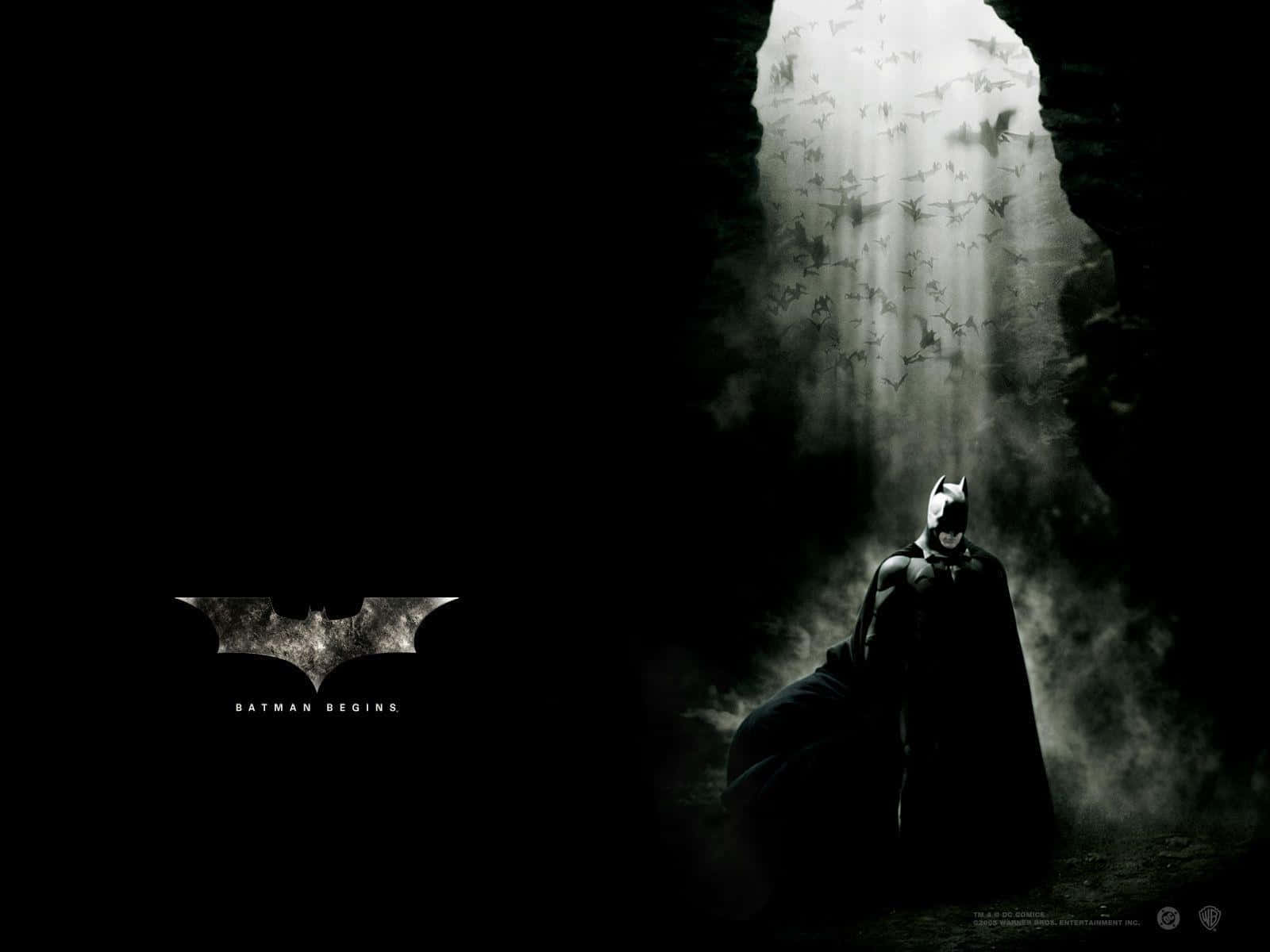 Tag et skridt ind i mysteriet af Bruce Waynes Batcave. Wallpaper