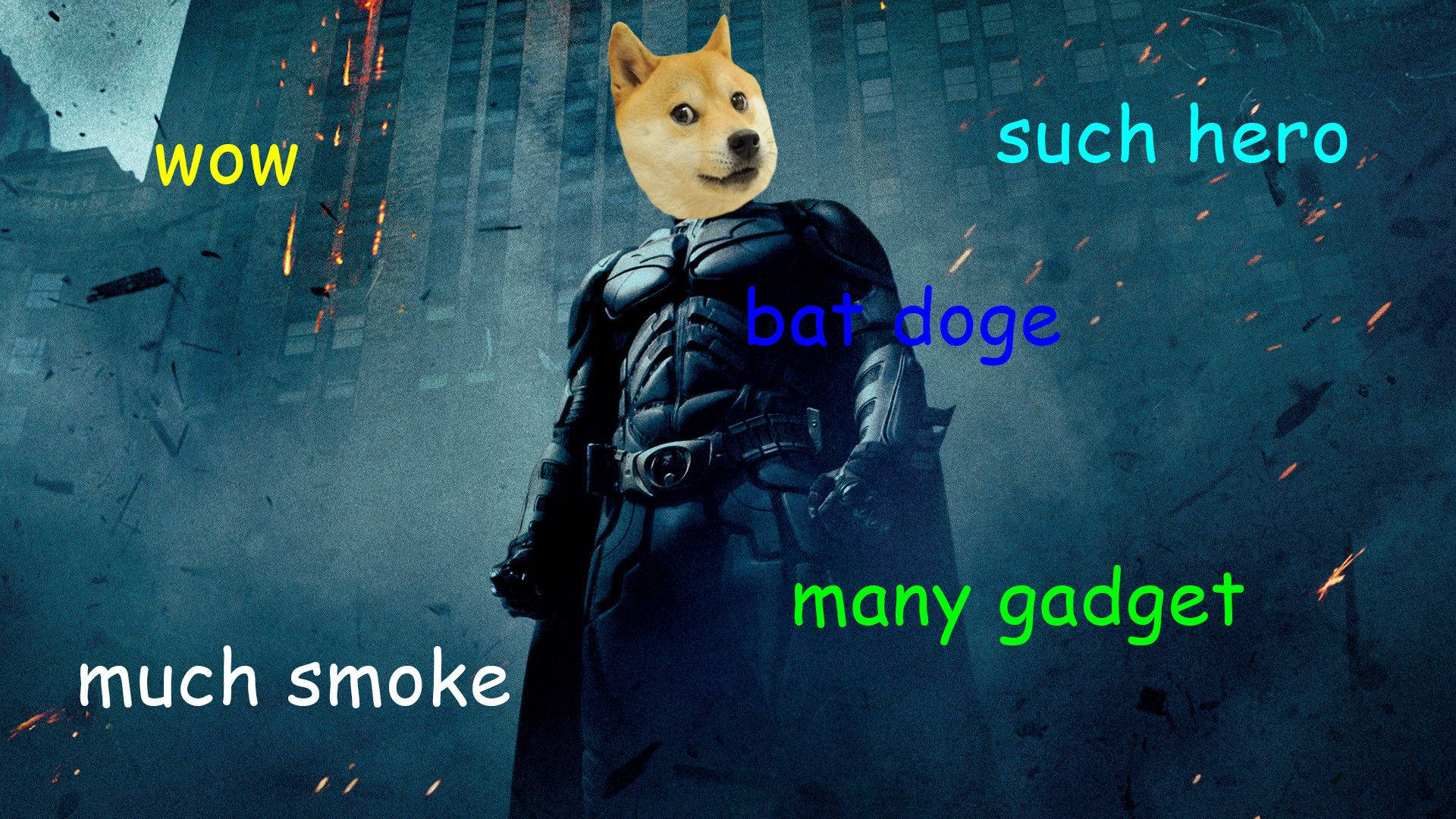 BatDoge Batman Doge Meme wallpaper