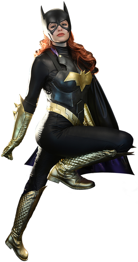 Download Batgirl Costume Pose | Wallpapers.com