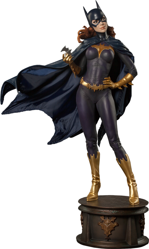 Batgirl Statue Pose PNG