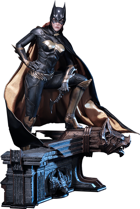 Batgirl Statue Pose PNG
