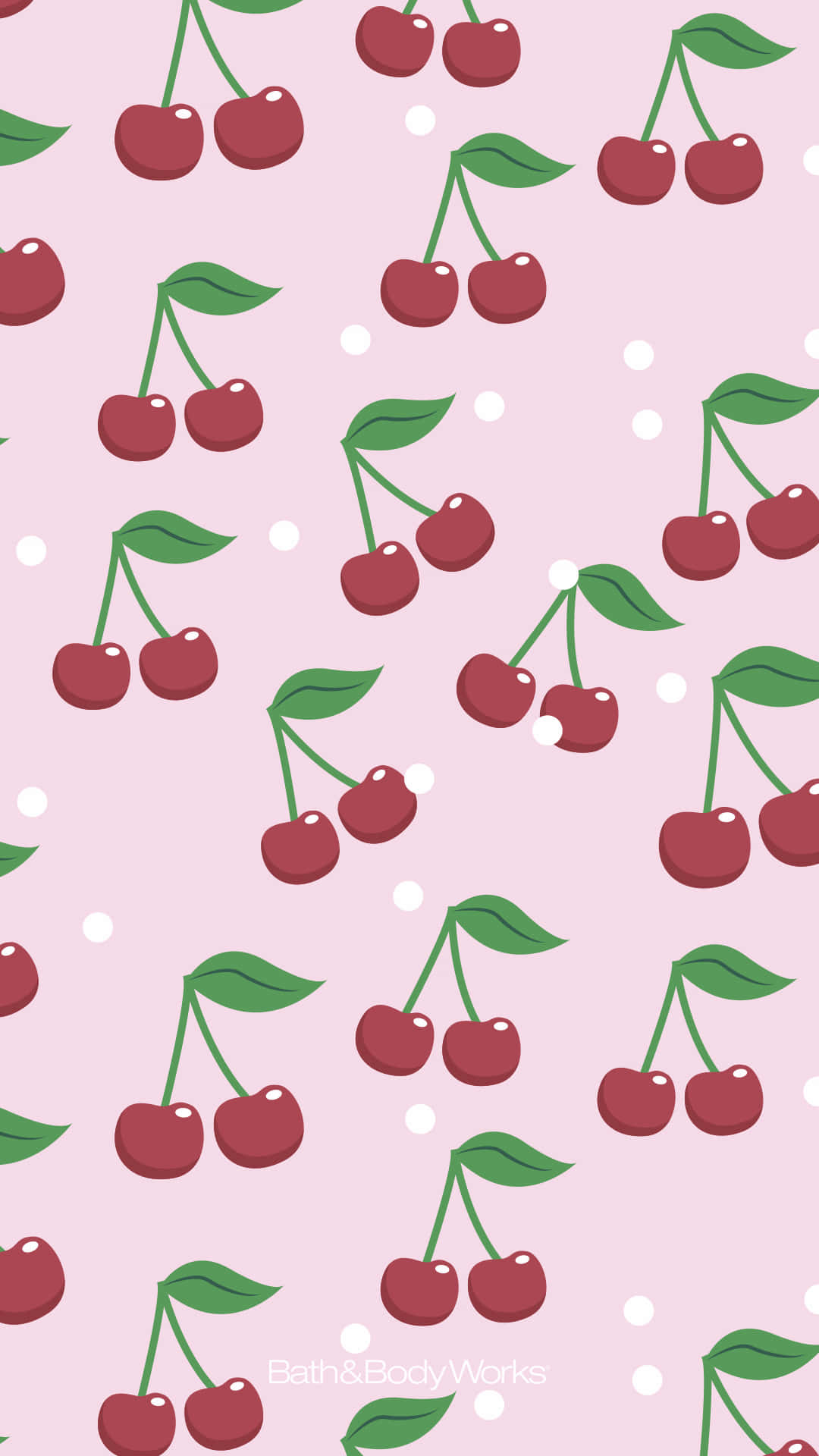 Download Bath & Body Works Cute Cherries Wallpaper 