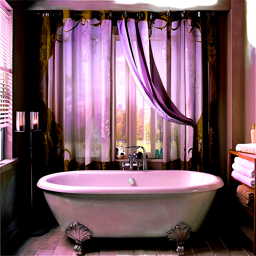 Bathroom Curtains Png Jjc53 PNG