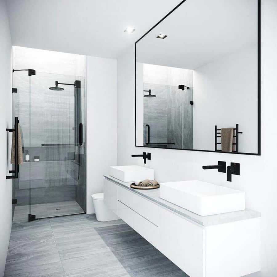 Elegant Modern Bathroom Interior