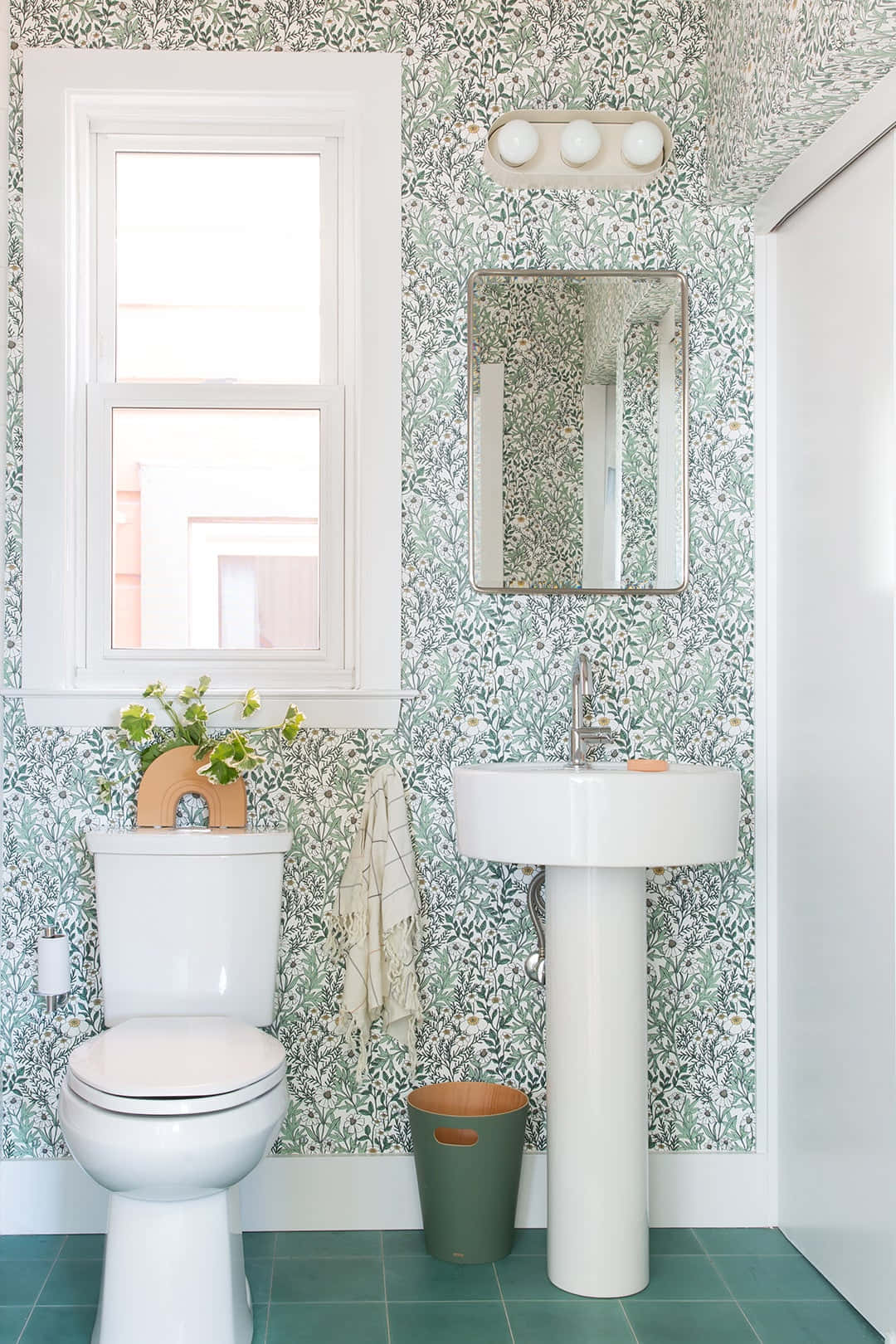 Bathroom White Overall Design Picture