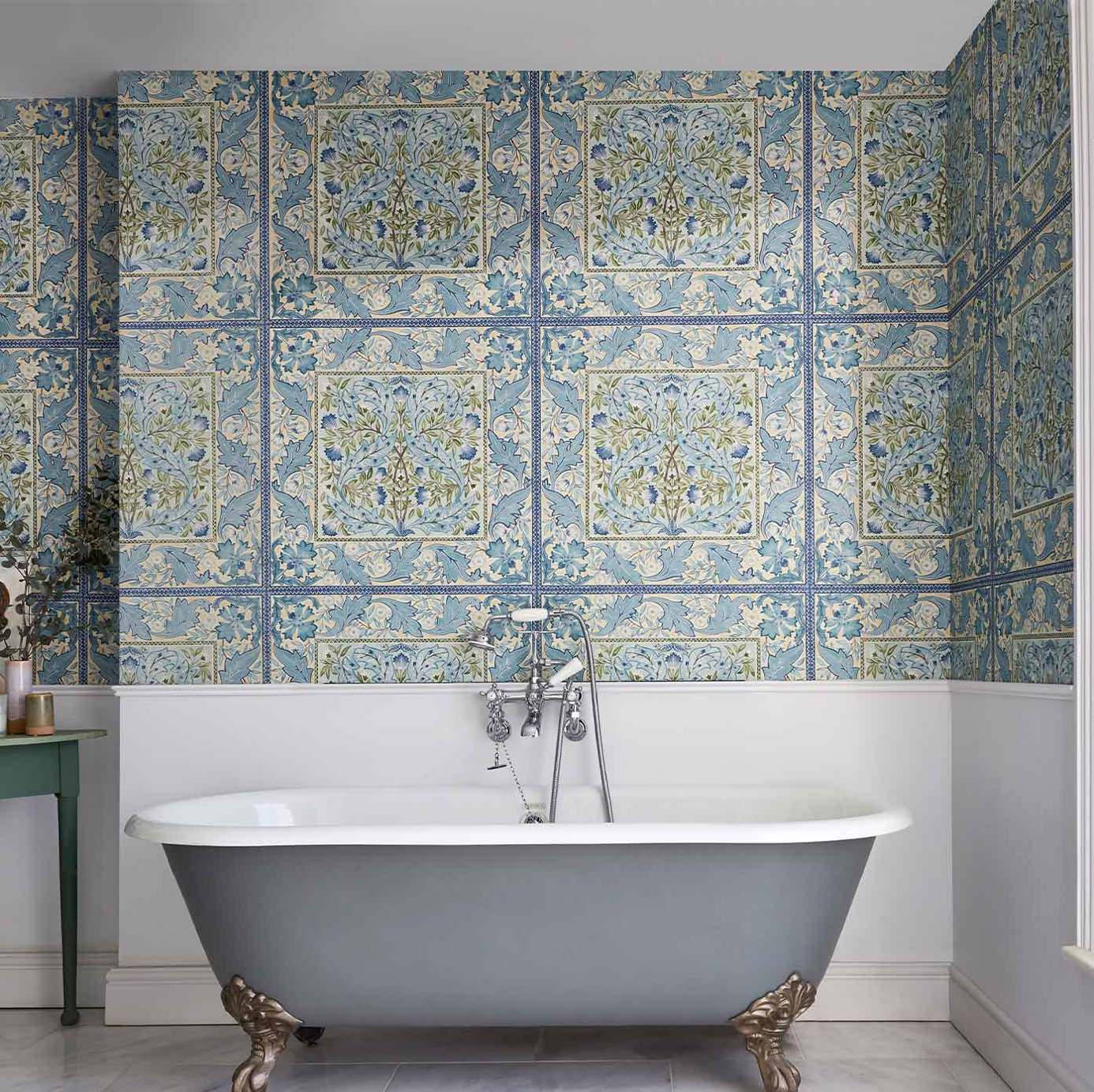 Bathtub Morris Blue Wallpapers Wallpaper