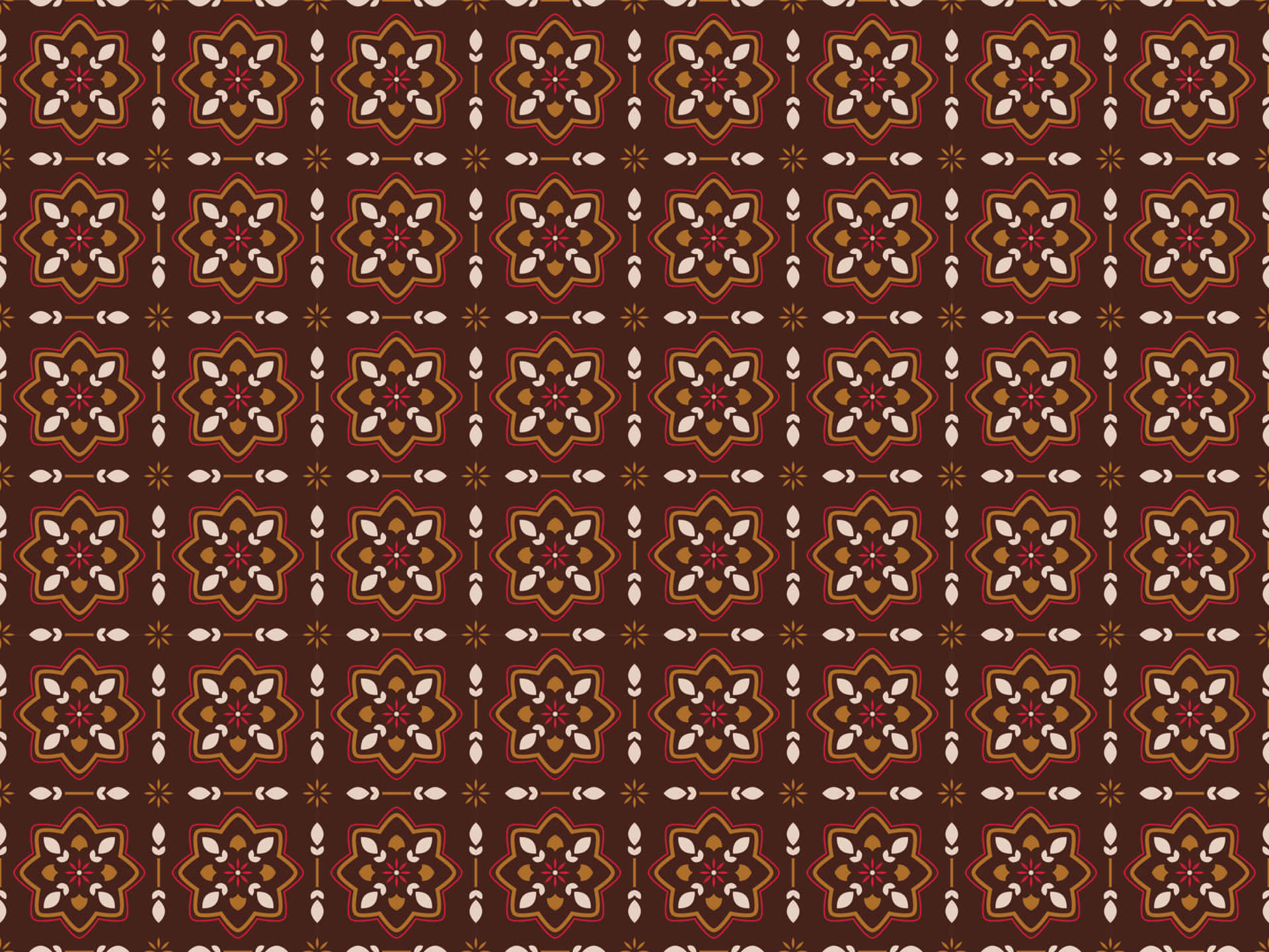 A Brown And White Pattern With A White Background