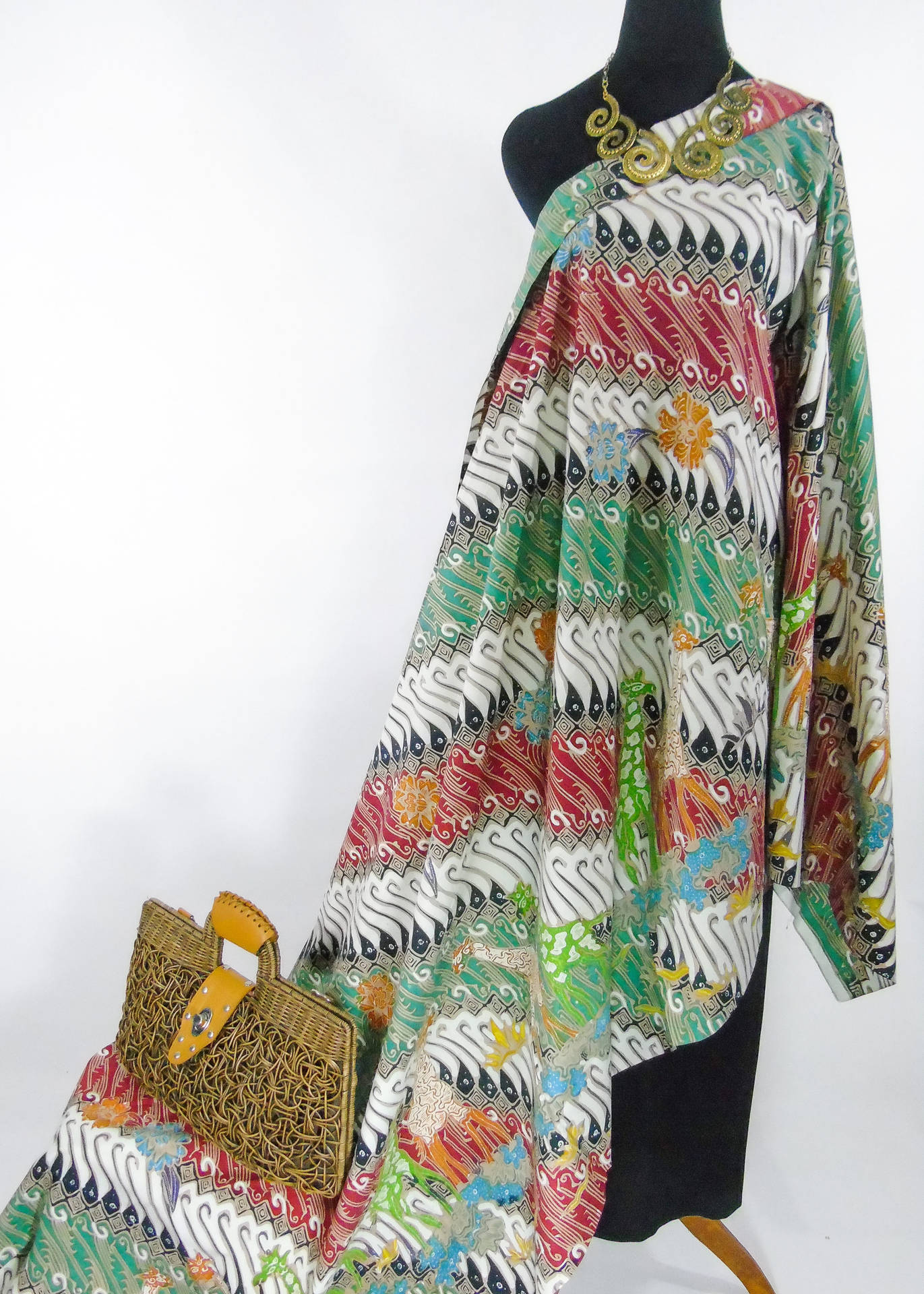 Batik Dress Bag Background