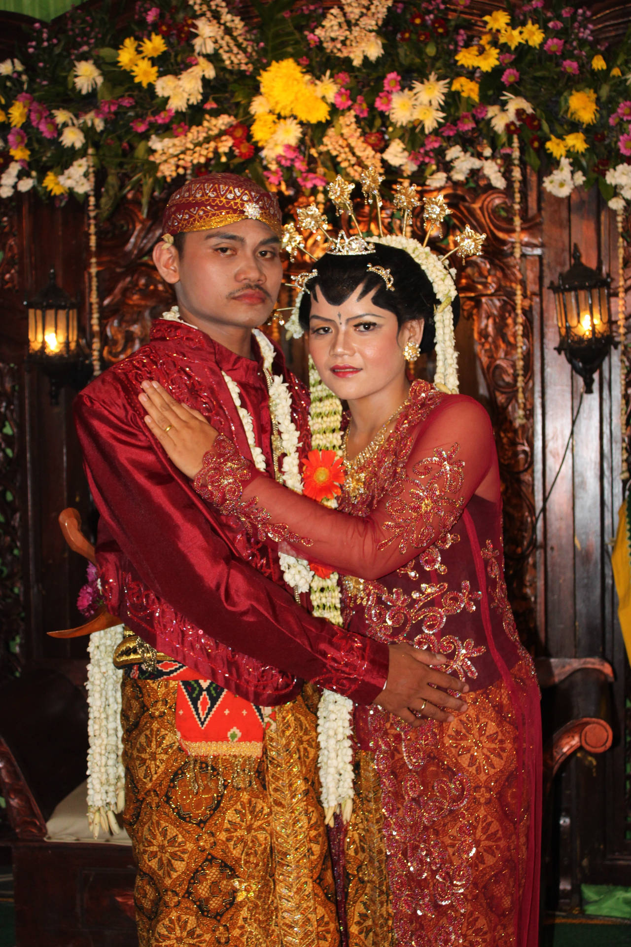 Batik Wedding Background