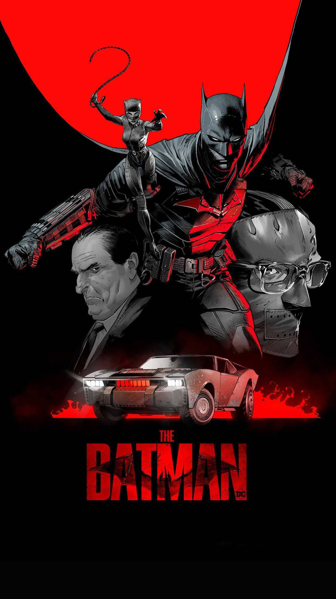 Batman 2022 Movie Graphic Wallpaper