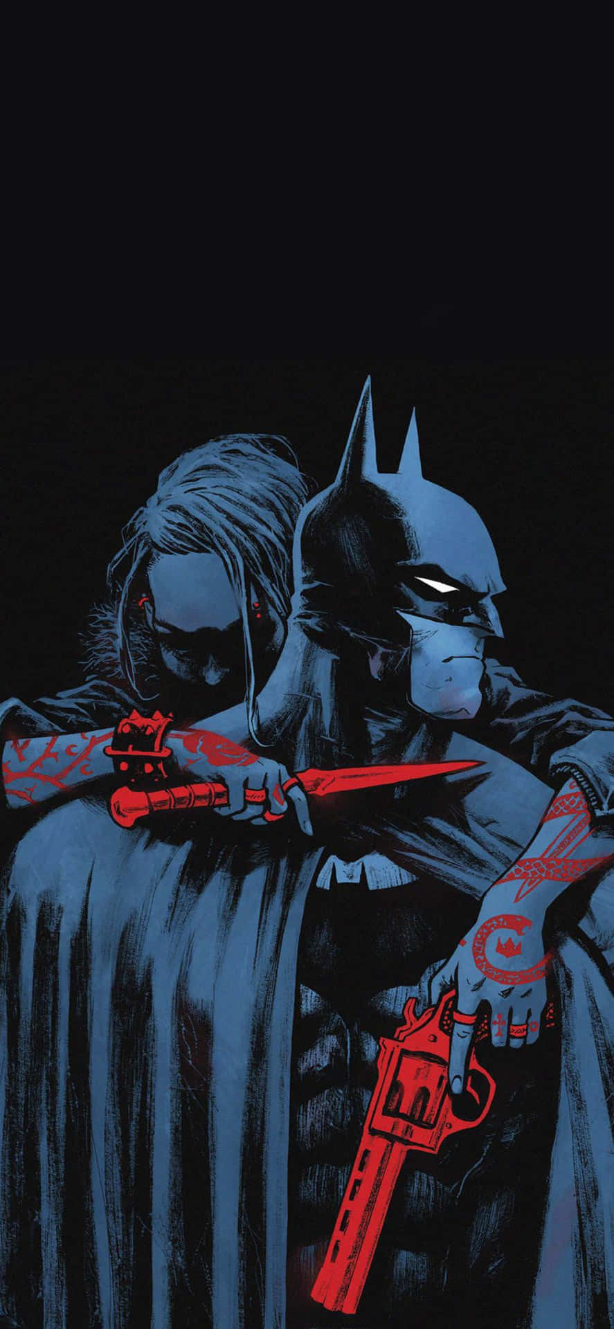 Derdunkle Ritter Erhebt Sich In Diesem Fesselnden Batman-ästhetik. Wallpaper