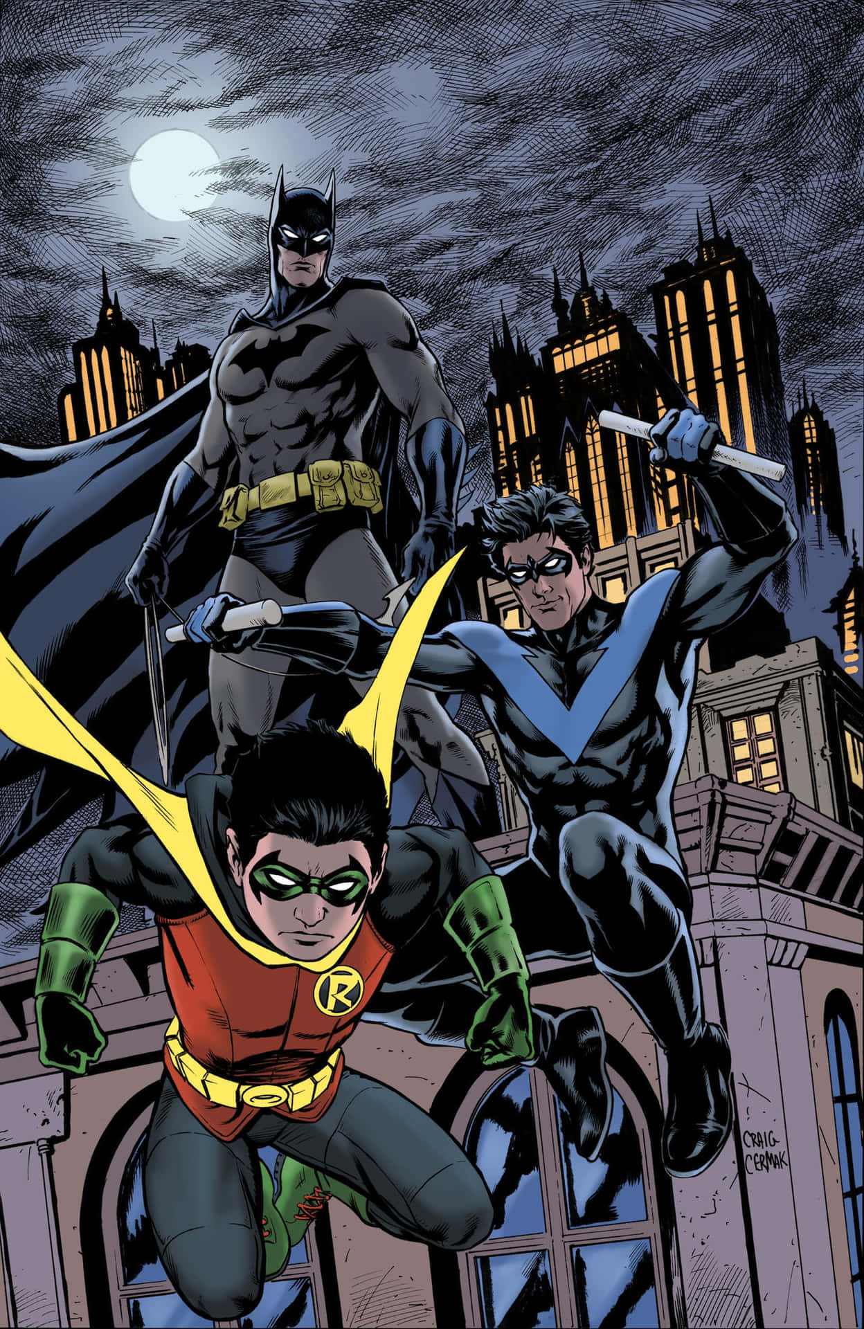 Batman and Robin: The Dynamic Duo Wallpaper