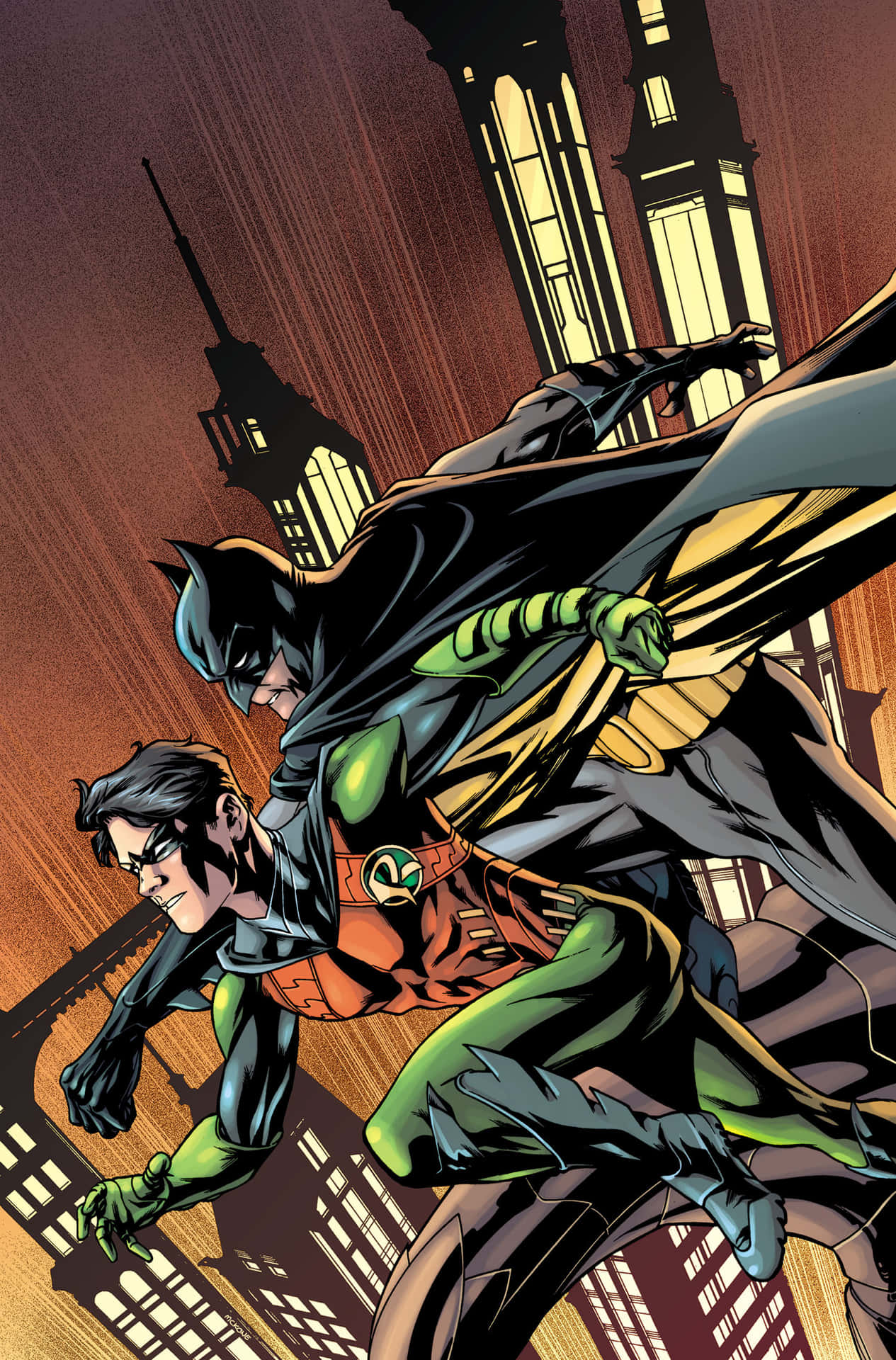 Batman and Robin, the Dynamic Duo Wallpaper
