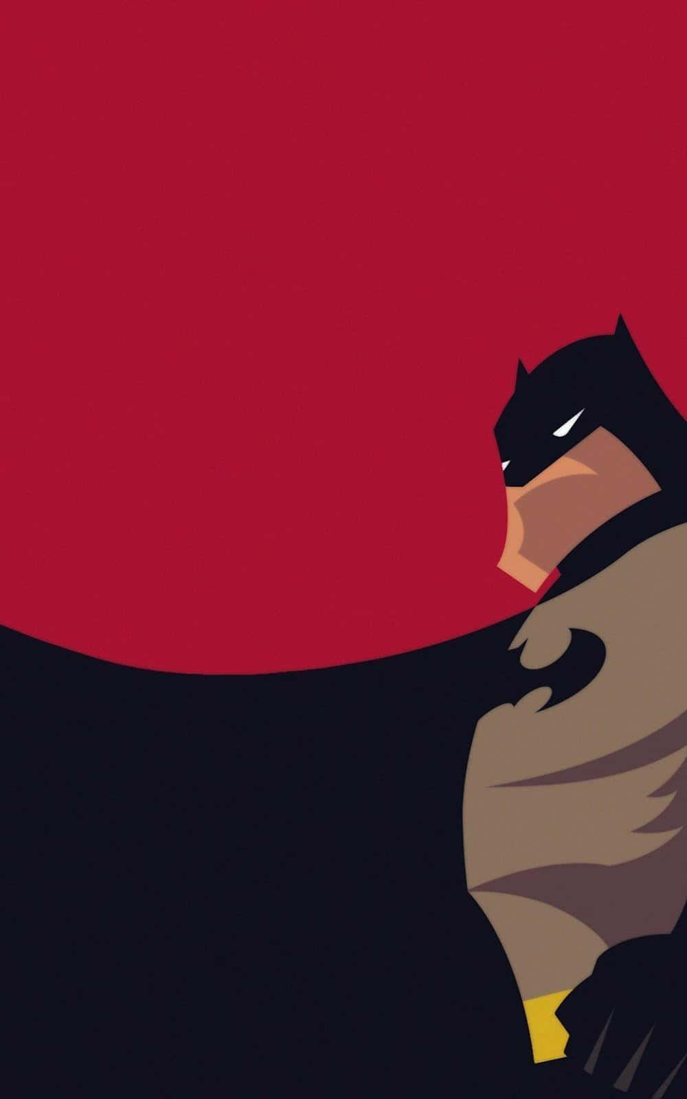 "The Caped Crusader goes high-tech with a Batman Android" Wallpaper