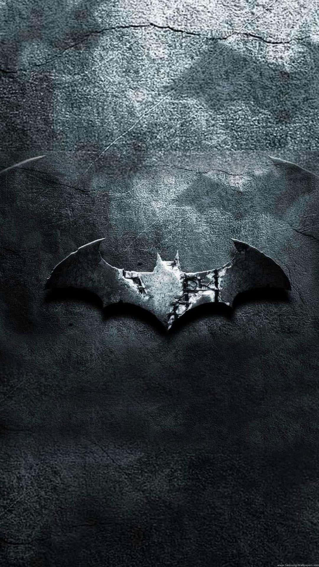 Batman Android Metallic Grunge Digital Art Wallpaper