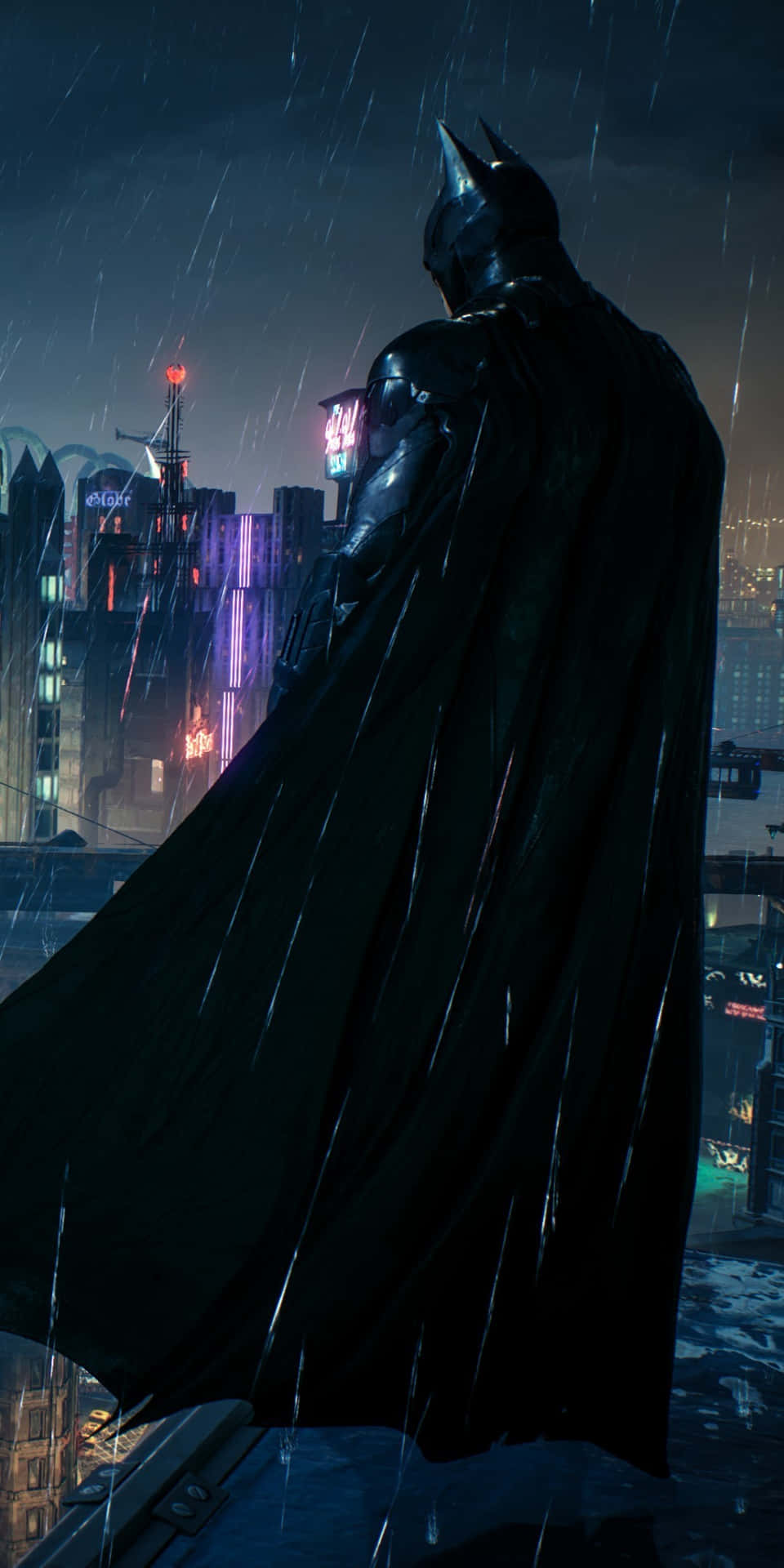 Skinnende med et tema af Gothams berømte skurke Wallpaper