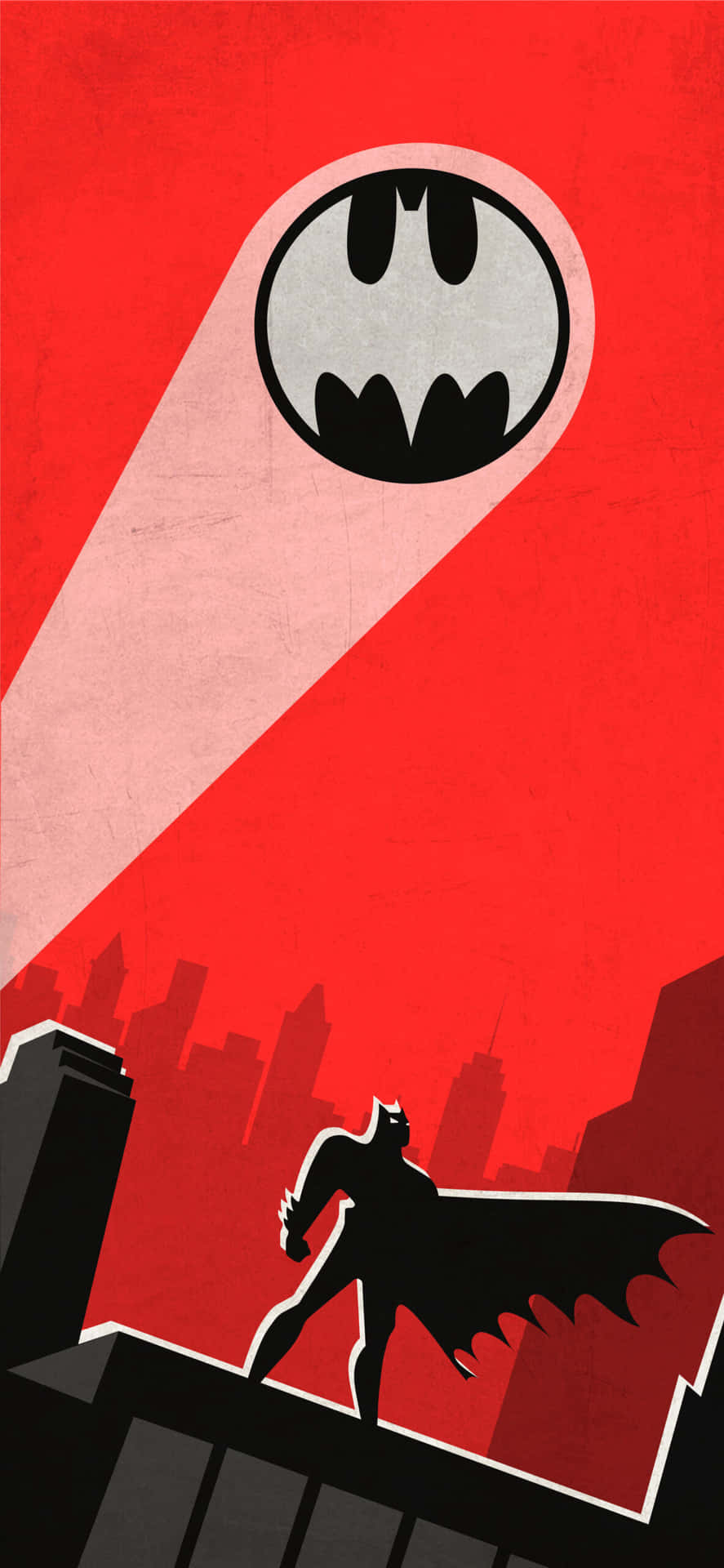 Batman: The Animated Adventures - The Dark Knight in Action Wallpaper