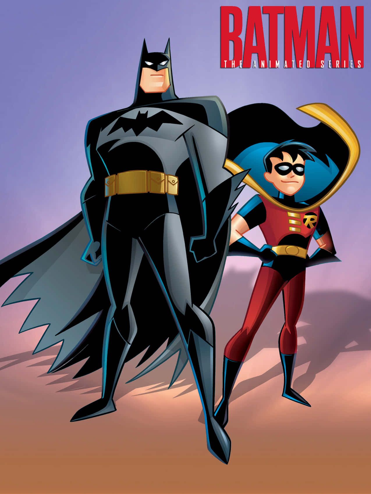 Batmanse Lanza A La Acción En Las Aventuras Animadas De Batman Fondo de pantalla