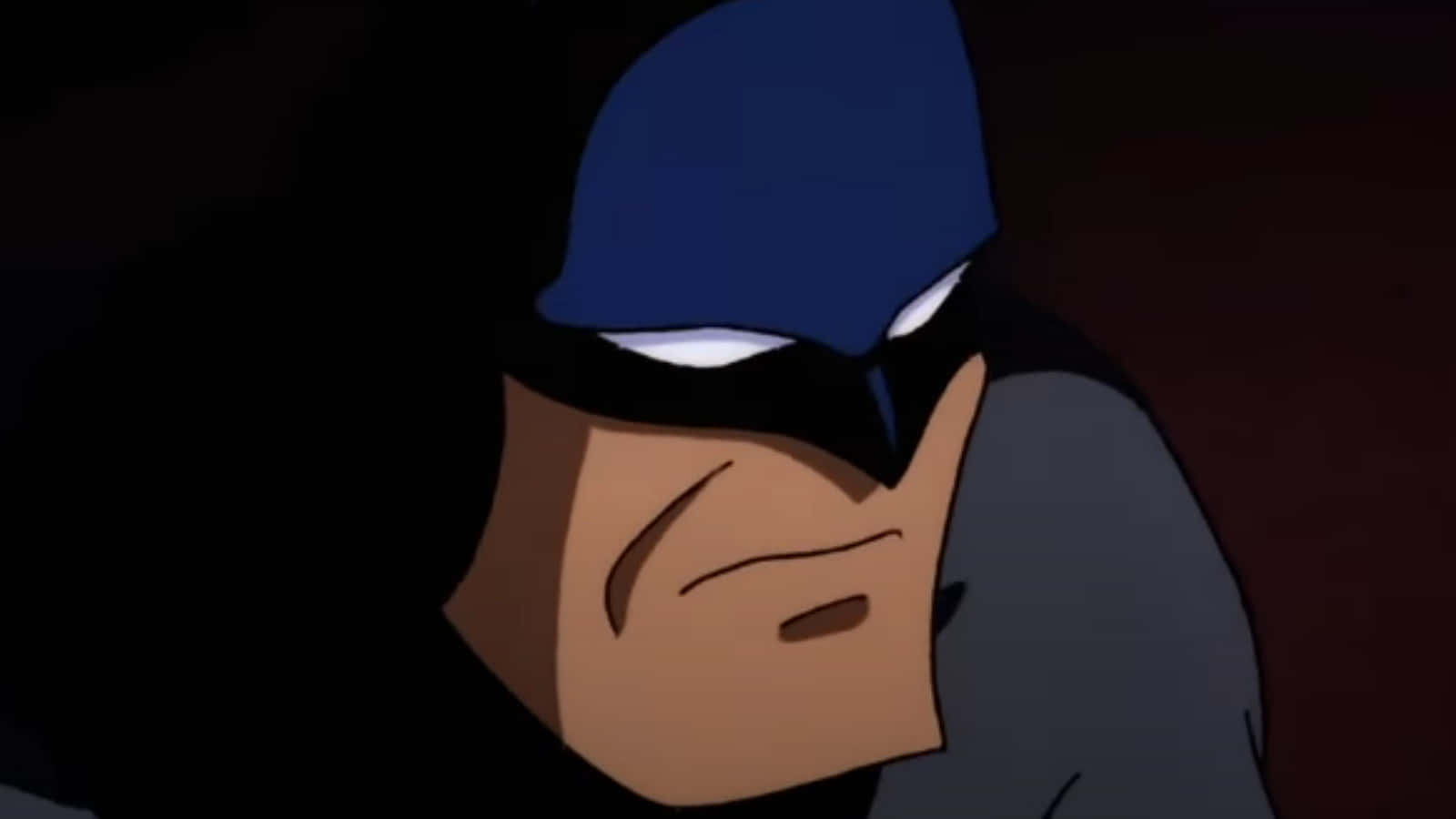 Elcaballero Oscuro En Batman: La Serie Animada. Fondo de pantalla
