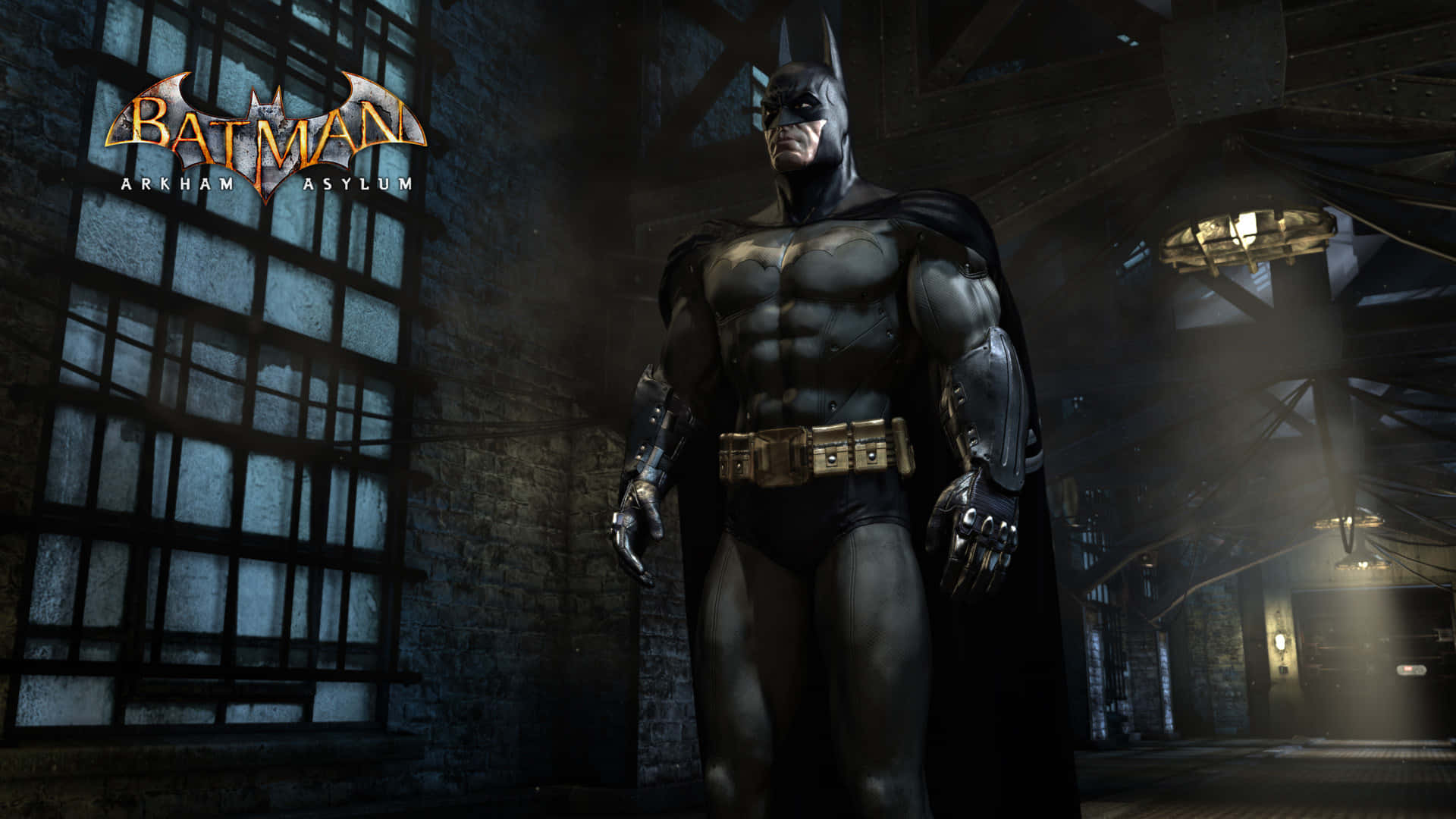 Uppmanaralla Superhjältar! Kom Och Utrusta Dig Själv För Att Rädda Gotham City Från Arkham Asylum. Wallpaper
