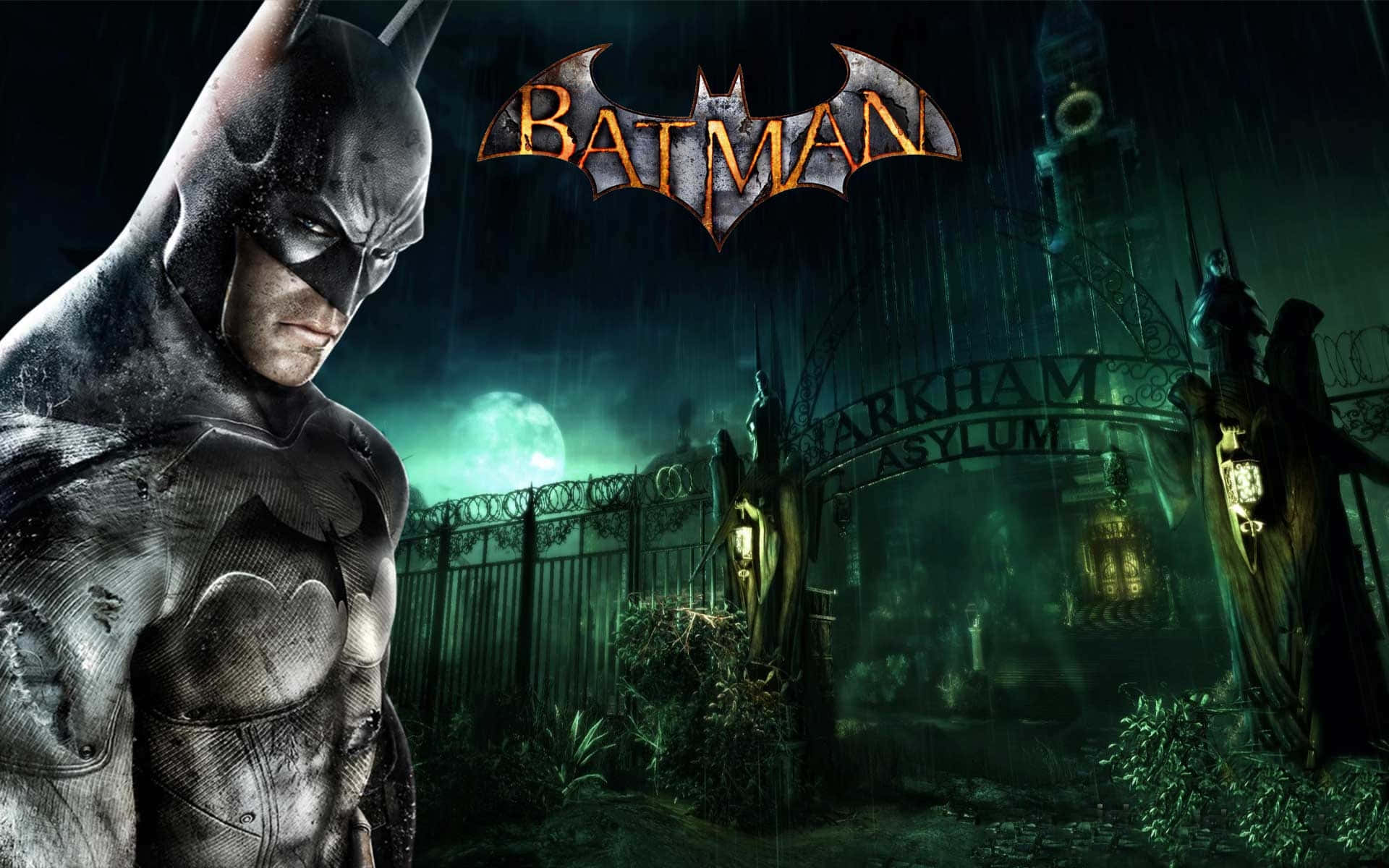 Adventure Game Batman Arkham Asylum Poster Background