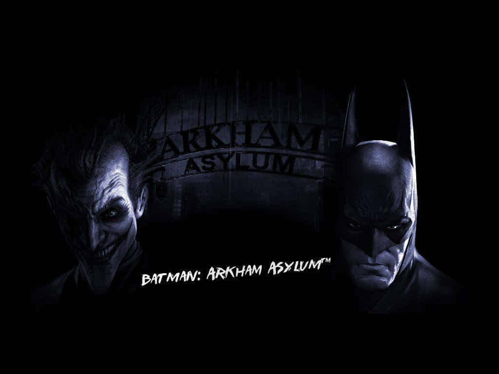 The Dark Knight Inside the Halls of Arkham Asylum Wallpaper