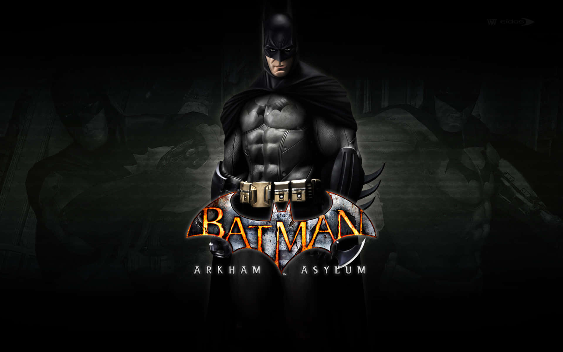 Batman er låst væk i Arkham Asylum Wallpaper