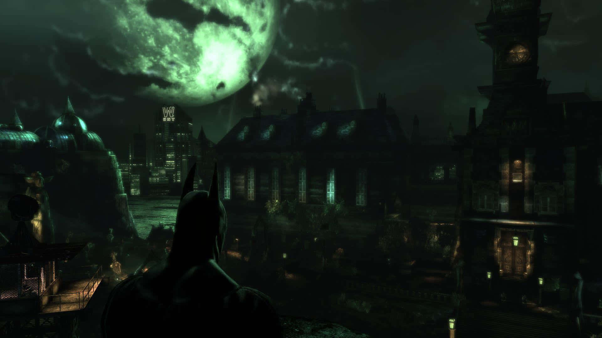 Take the plunge into the depths of the iconic Arkham Asylum Wallpaper