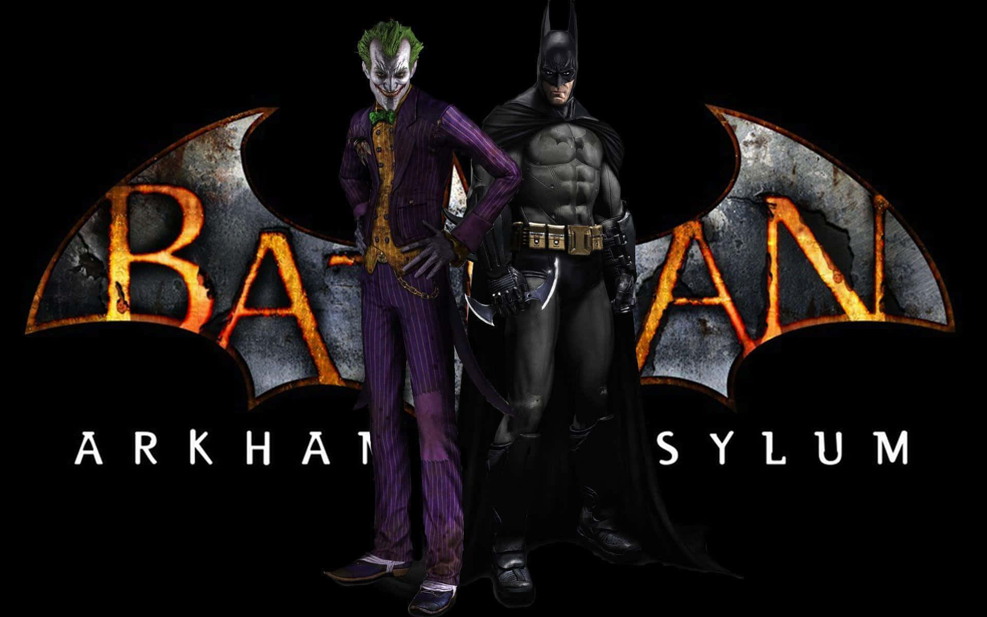 Download Batman Arkham Asylum Logo Wallpaper 