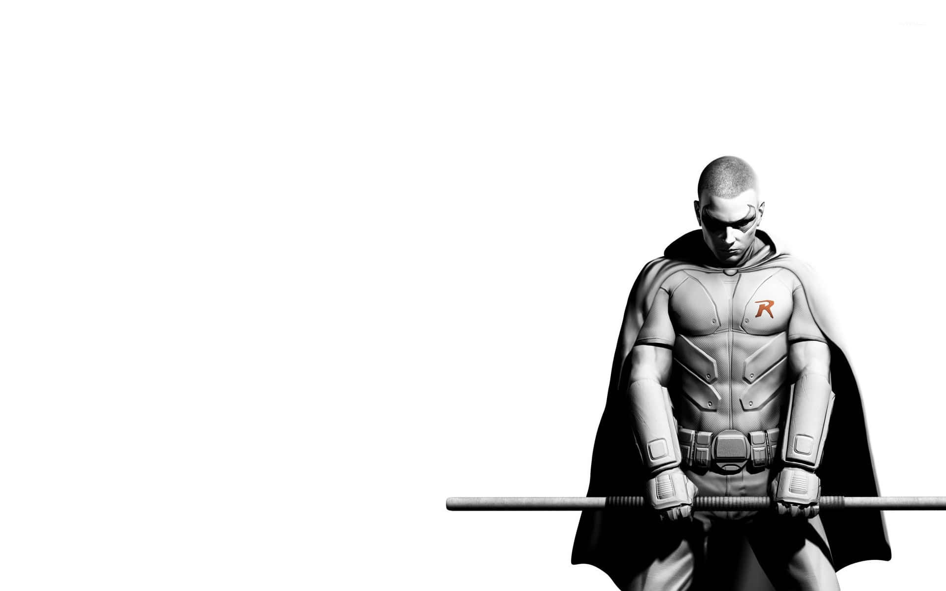 Batmanse Encuentra En Lo Alto De La Ciudad De Gotham En 'batman Arkham City'.
