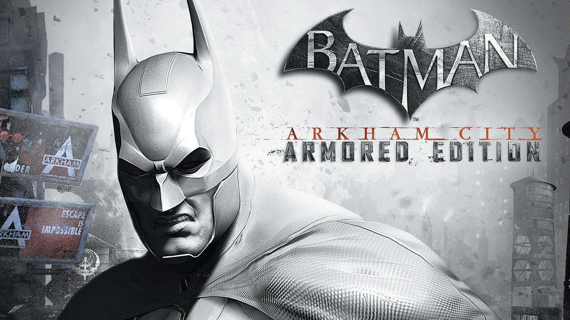 Batmanse Enfrenta A Un Peligroso Enemigo En Arkham City.