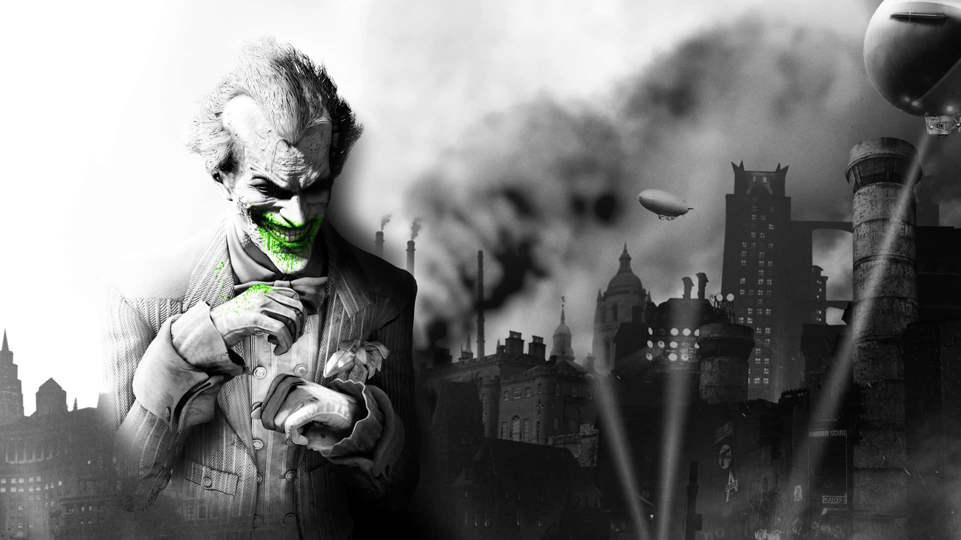 arkham city joker wallpaper