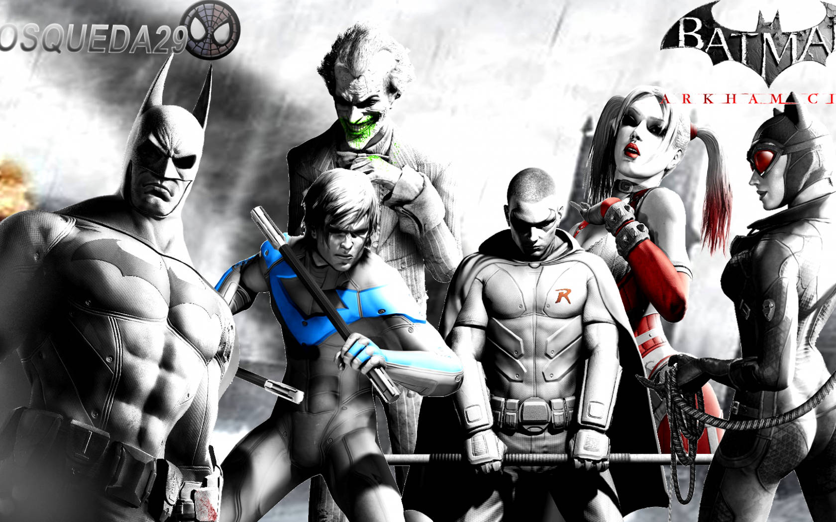 Batman Arkham City Characters Wallpaper