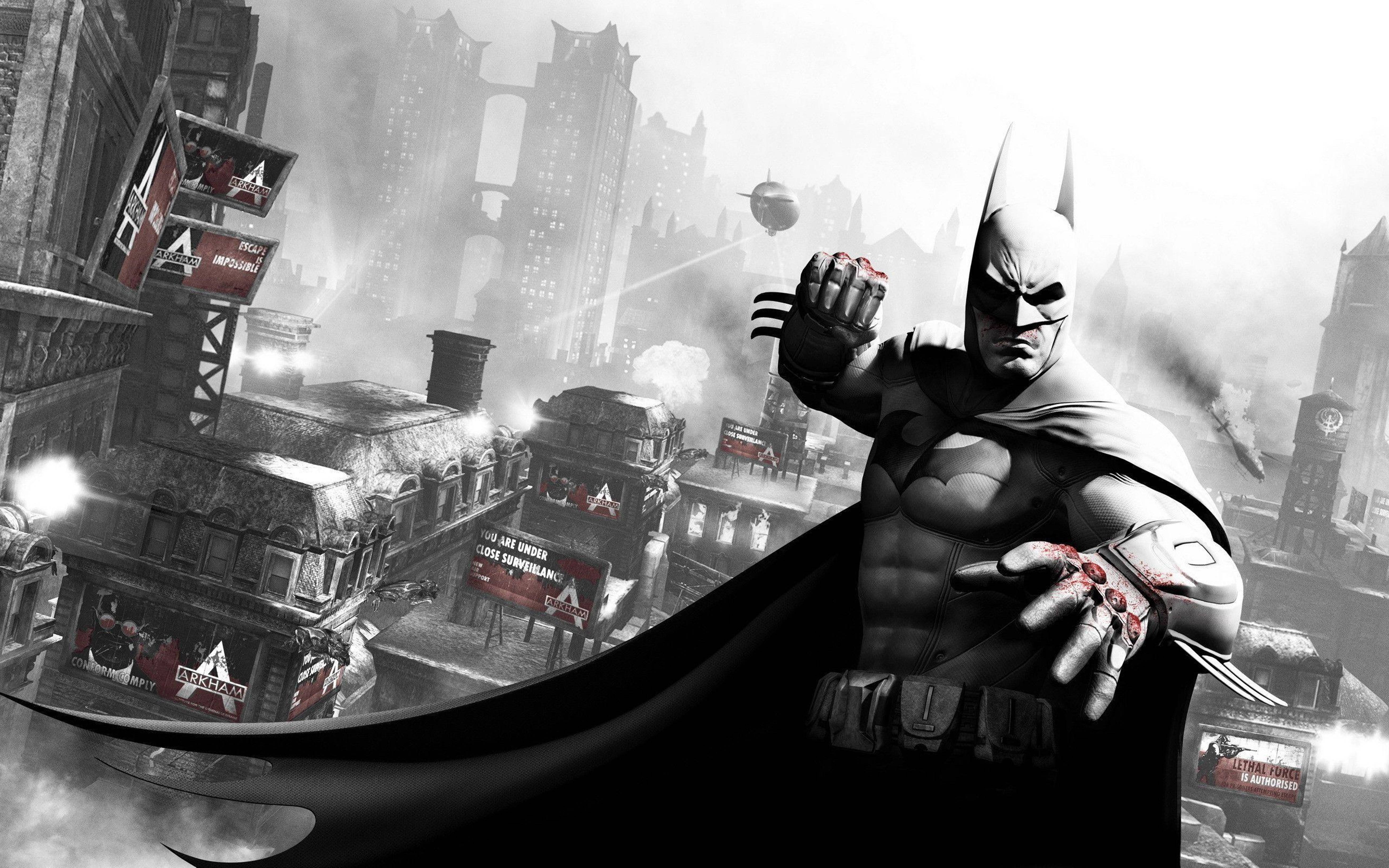 Batman Arkham City Digital Creation 4k Wallpaper