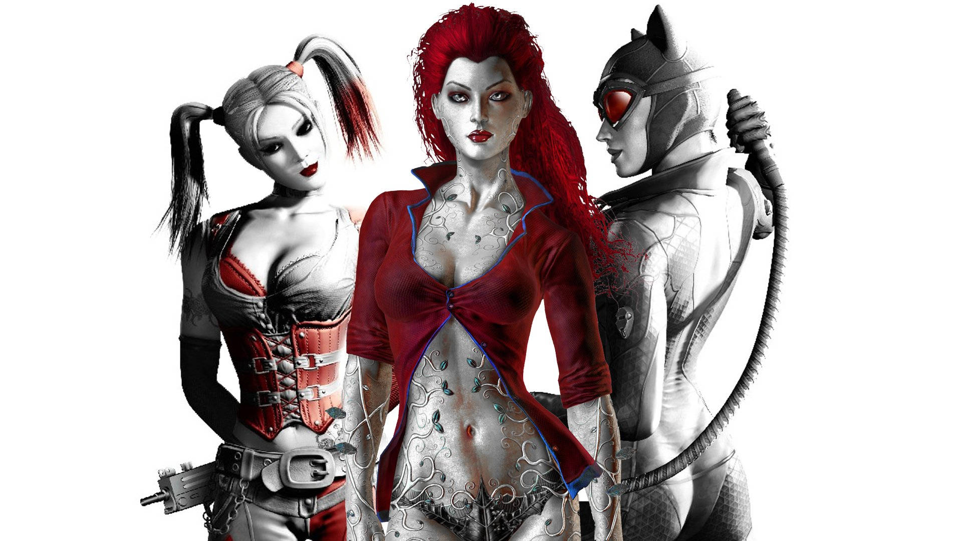 Batman Arkham City Female Characters Background