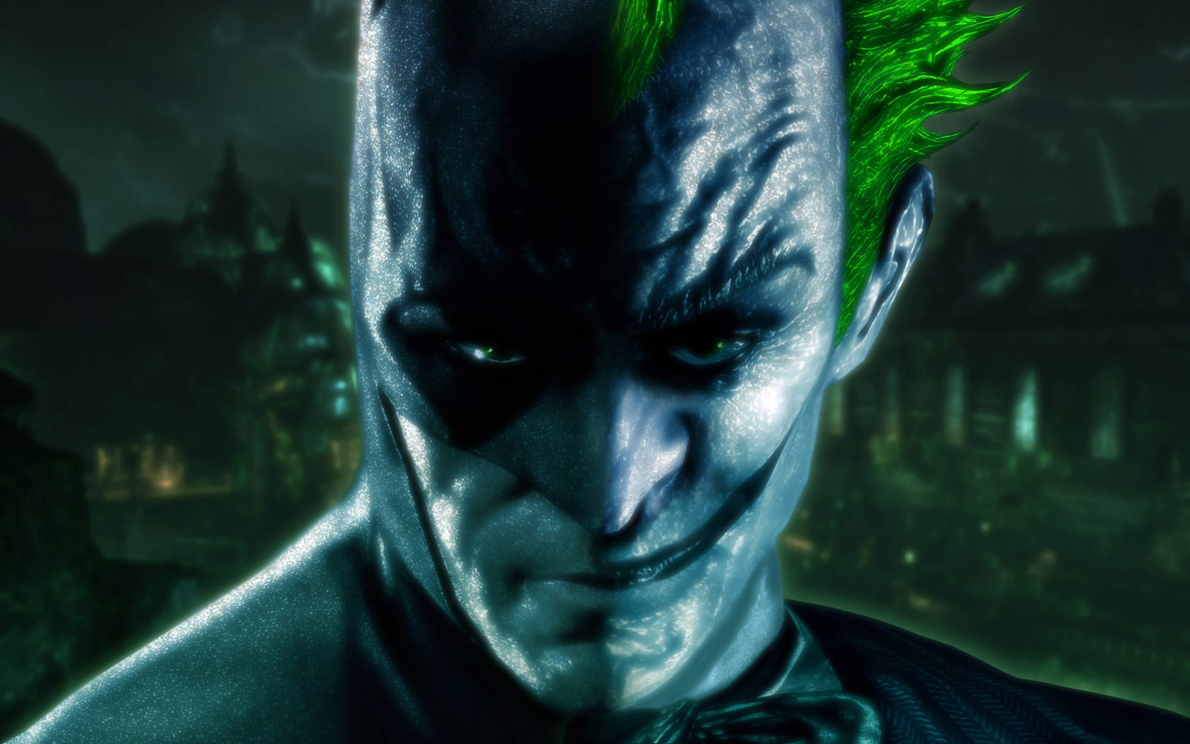 Batman Arkham City Joker Close Up Background